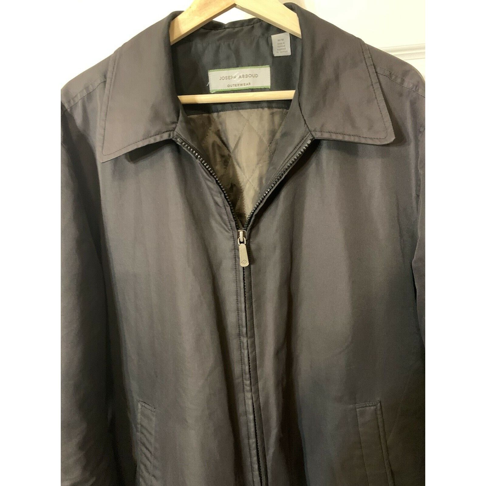 Joseph Abboud Joseph Abboud Outerwear Men’s Sz M Black Full-Zip Jacket Win Size US M / EU 48-50 / 2 - 3 Thumbnail