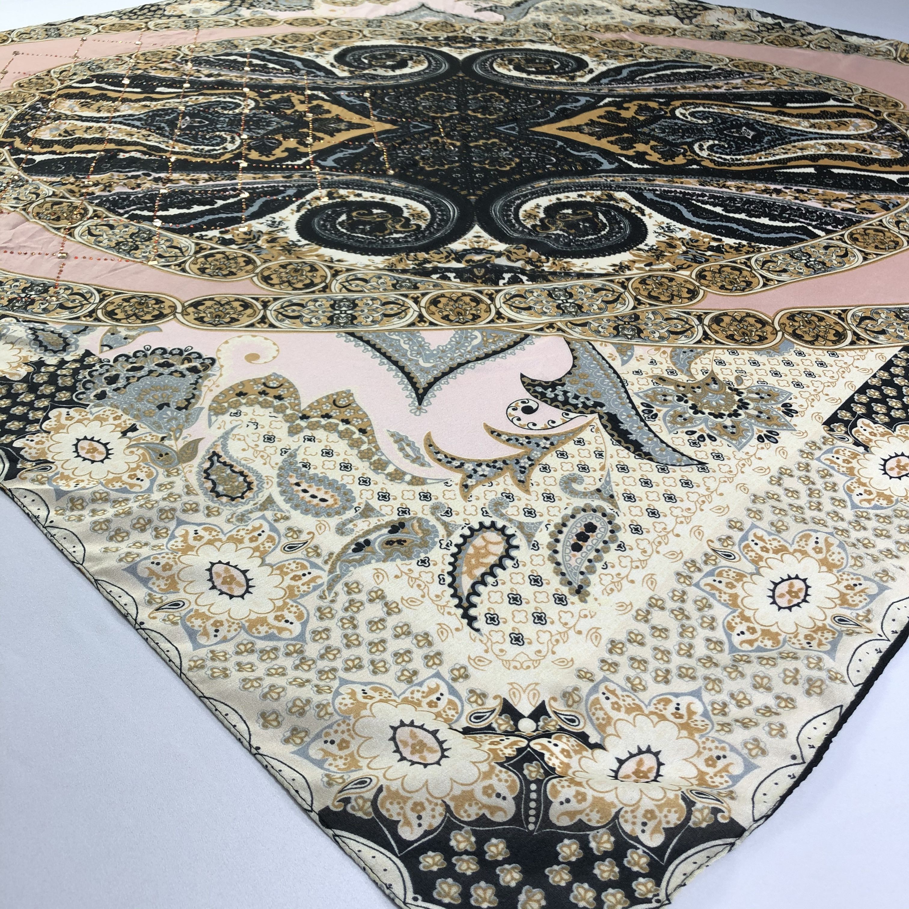 Vintage Vintage Nurlan Silk Scarf Size ONE SIZE - 4 Thumbnail