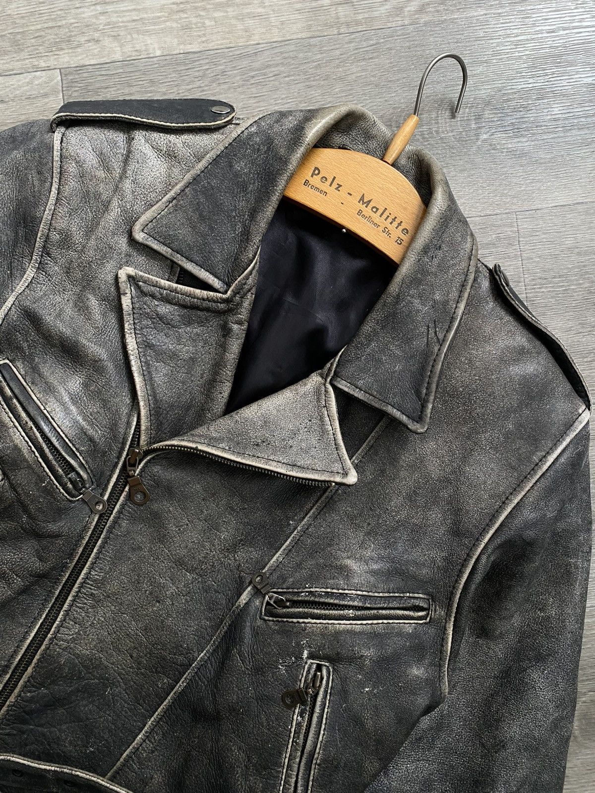 Japanese Brand × Vintage 🫧Vintage leather jacket Y2K Size US L / EU 52-54 / 3 - 5 Thumbnail