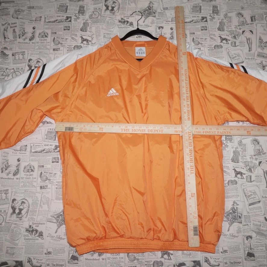 Adidas Large -Vintage Y2K Adidas embroider pullover 00s windbreaker Size US L / EU 52-54 / 3 - 4 Thumbnail
