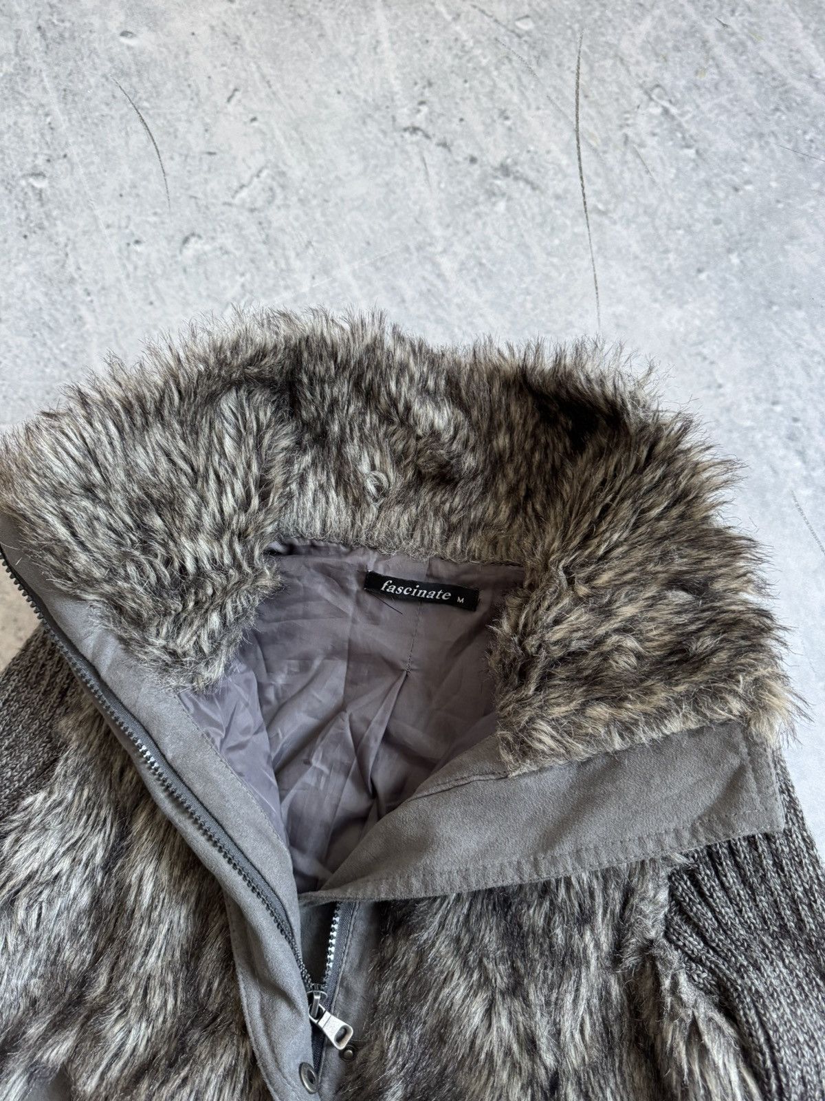 Japanese Brand 🔥Knitwear x Fur style Avant-garde wmns sweater Size M / US 6-8 / IT 42-44 - 9 Thumbnail