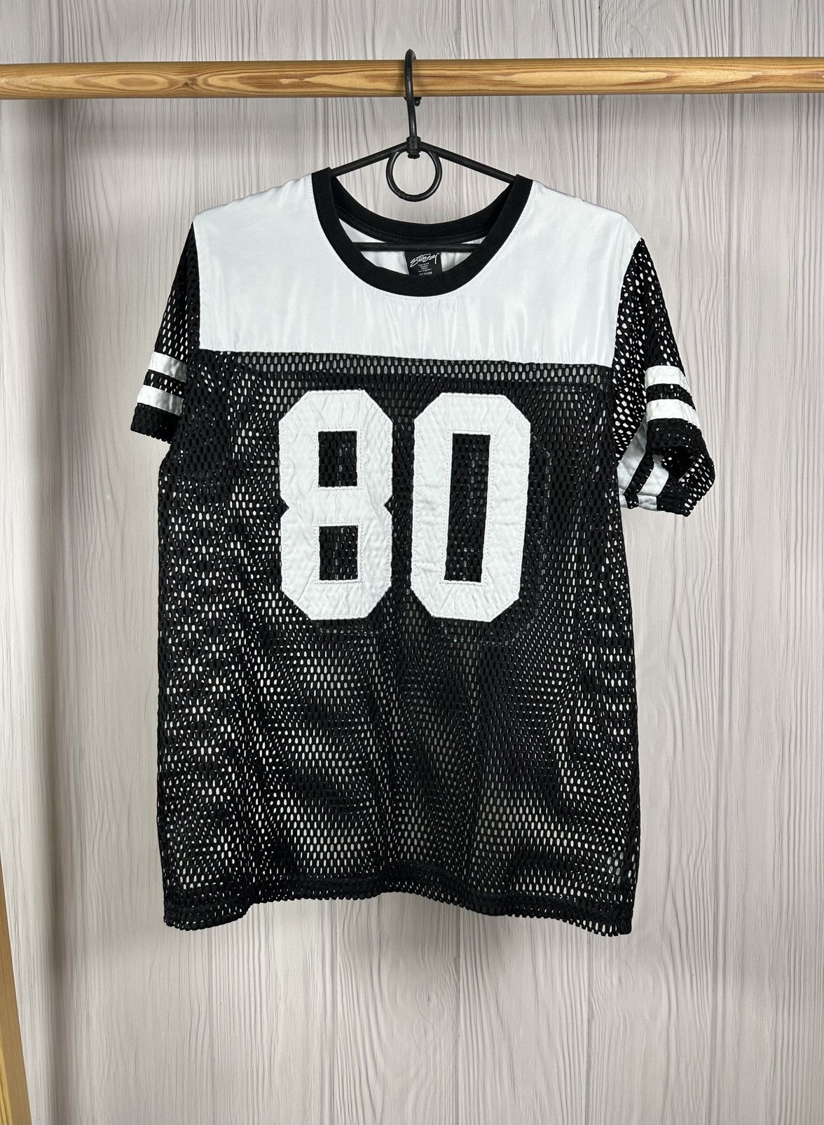 Stussy Stussy 80 Mesh Jersey T-Shirt Size M Size M / US 6-8 / IT 42-44 - 1 Thumbnail