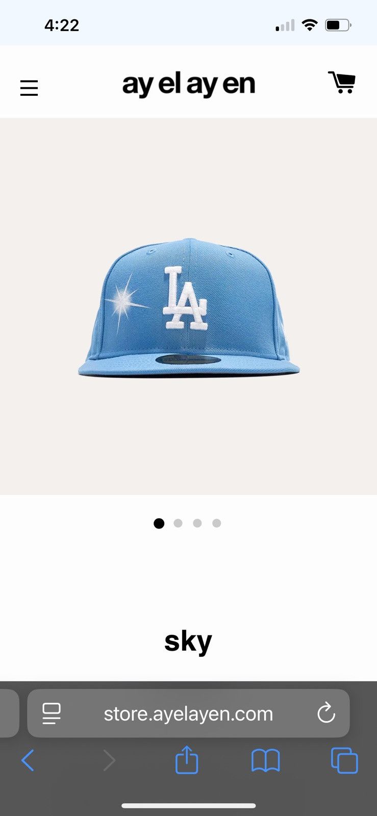 ay el ay en ドジャース 大谷翔平 7 3/8 MLB NEWERA Ay El Ay En Los Angeles Dodgers LA Black New Era Fitted Hat