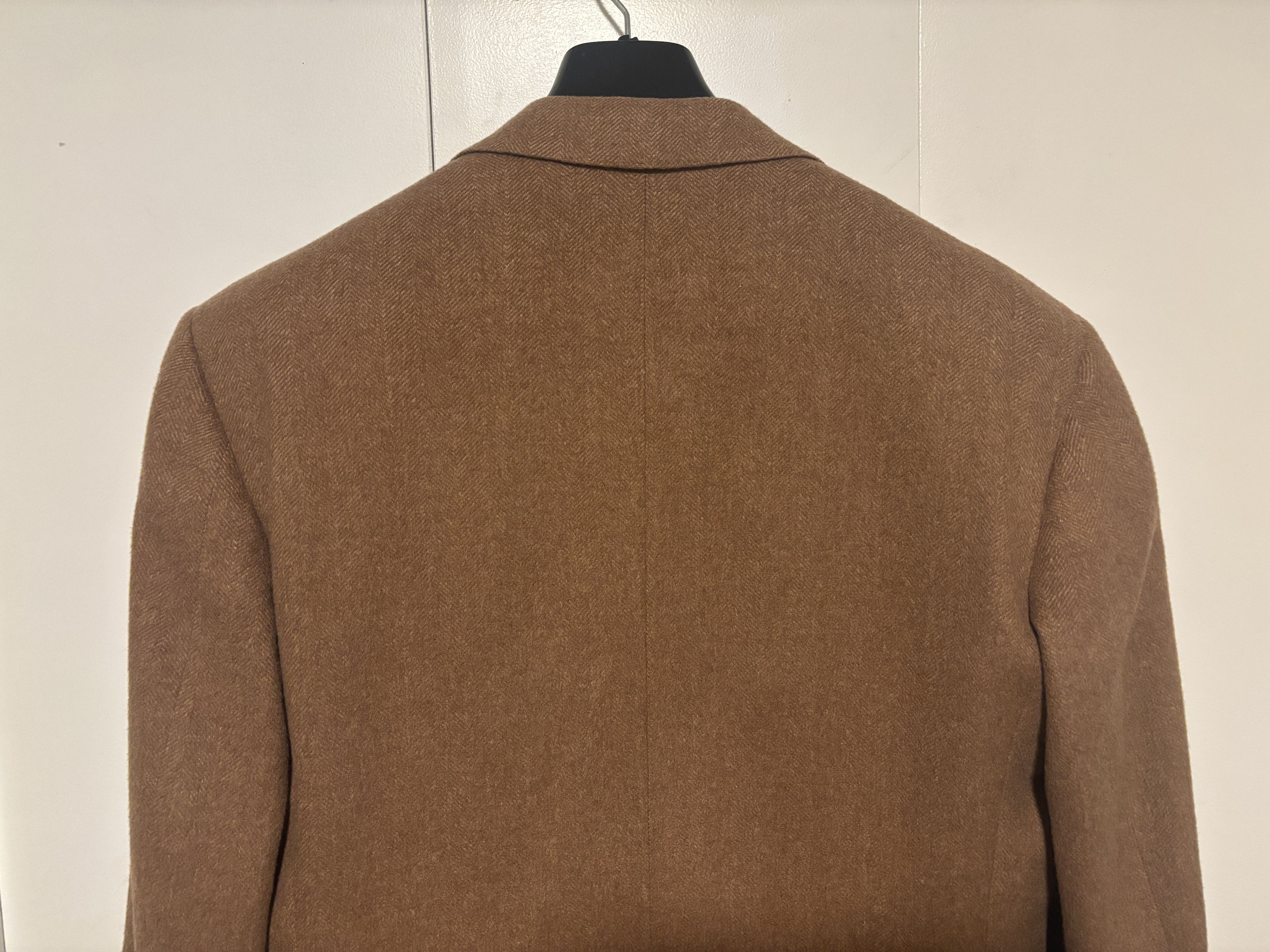 Oxxford Clothes $2000 Camelhair Herringbone Sport Coat / Blazer - 42 Size 42R - 6 Thumbnail