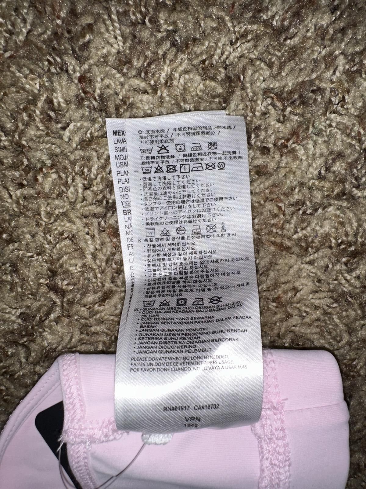 Designer Jordan Jumpman Kids Girls Pink Sports Bra Size ONE SIZE - 5 Thumbnail