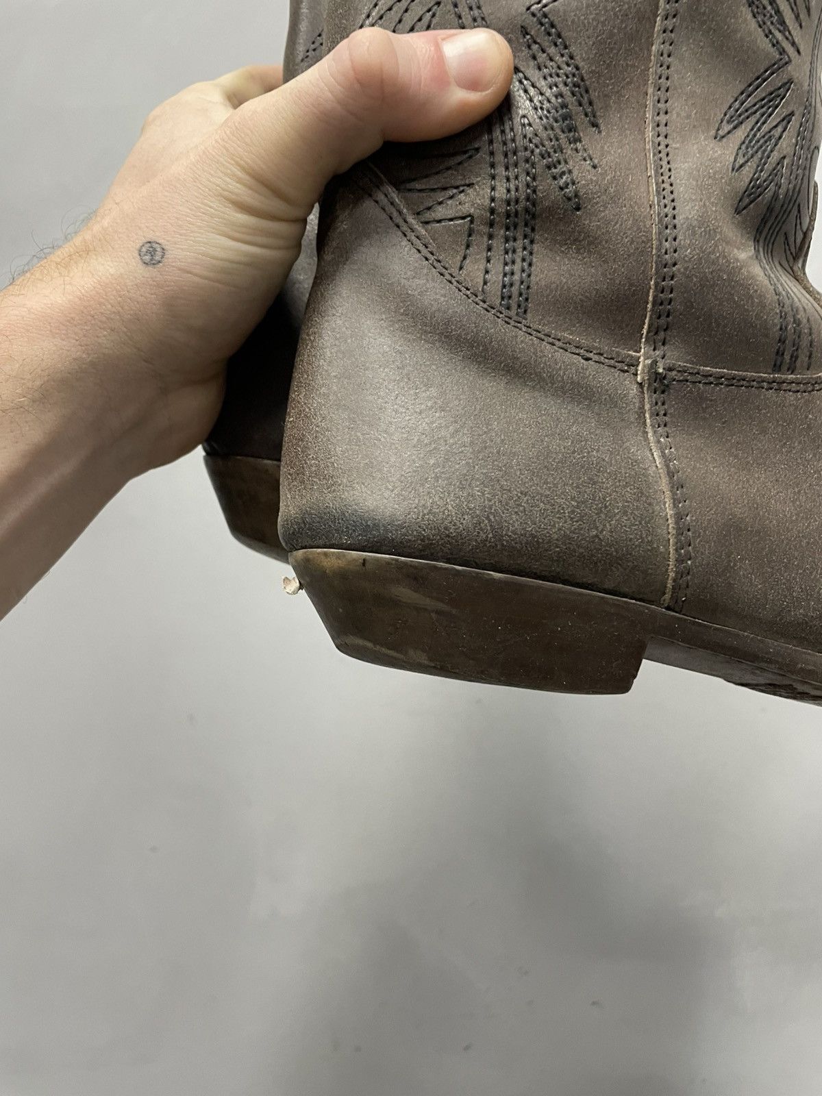 Western Rise Western boots sendra leather archive 2000s cowboy guidi vibe Size US 10 / EU 43 - 7 Thumbnail