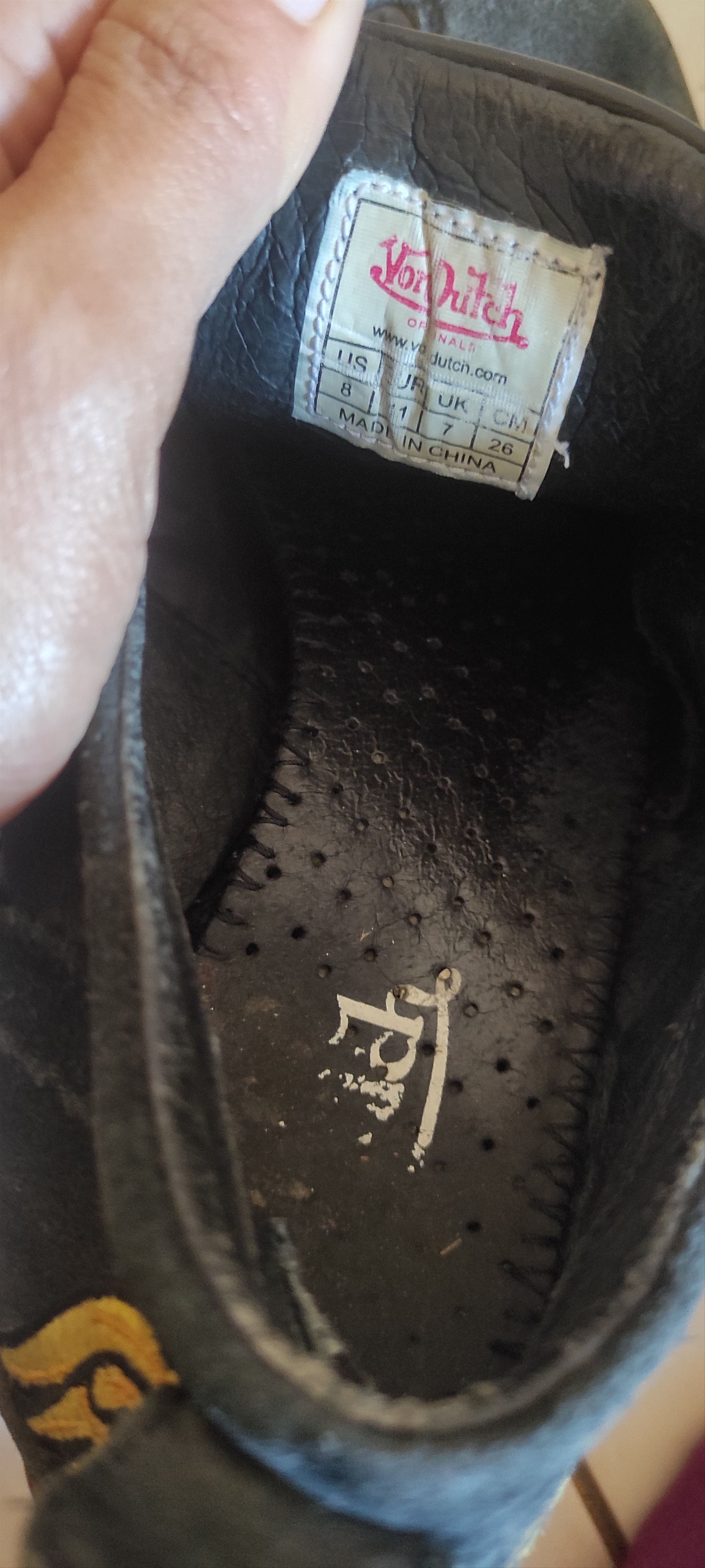 Vintage × Von Dutch Von Dutch Leather Sneakers Suede Flying Emboidered Eyeball Size US 8 / EU 41 - 18 Thumbnail