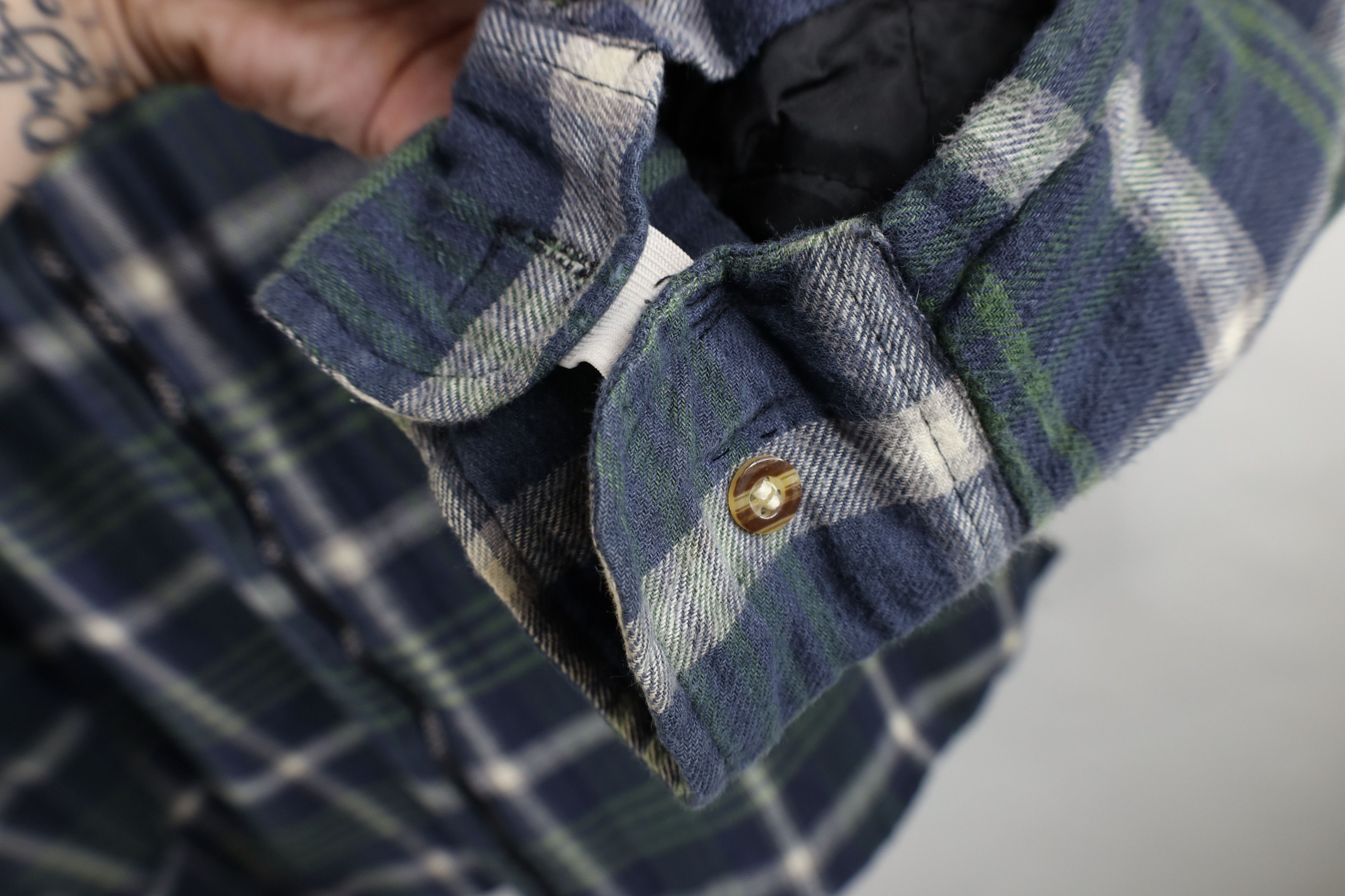 Vintage Vintage 90s Streetwear Fleece Lined Flannel Shirt Jacket Size US XXL / EU 58 / 5 - 6 Thumbnail