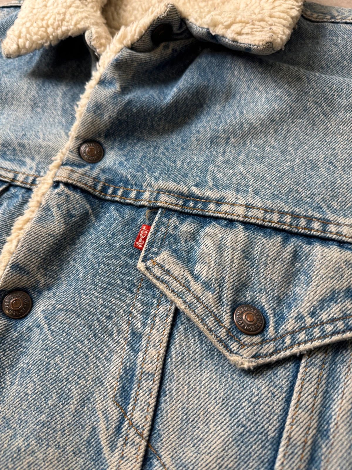Levi's Veste Jean Levi's Type III trucker 71608 Made In USA 1980 Size US M / EU 48-50 / 2 - 4 Thumbnail