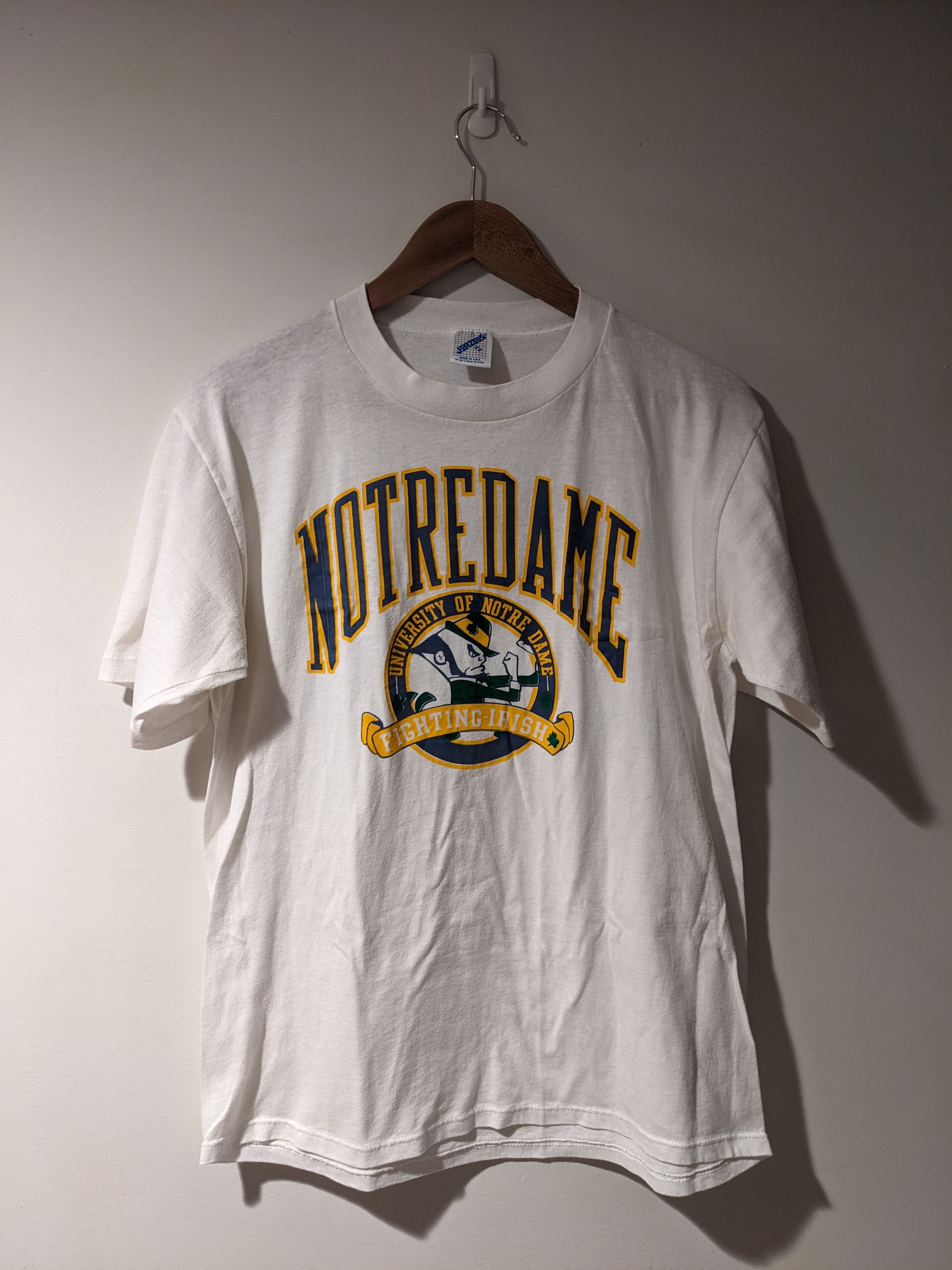 Other Vintage 80s University of Notre Dame College T-Shirt Size US XL / EU 56 / 4 - 1 Thumbnail
