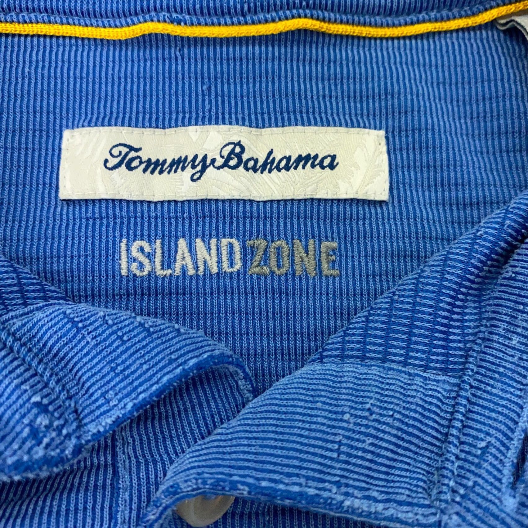 Tommy Bahama VINTAGE Tommy Bahama Island Zone Polo Shirt Mens Medium Blue Long Sleeve Modal Size US M / EU 48-50 / 2 - 5 Thumbnail