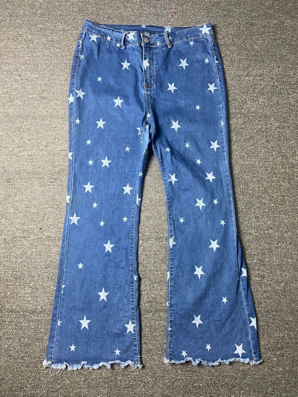 Japanese Brand Japanese Brand Star Printed Flare Pants (138) Size 34" / US 12 / IT 48 - 1 Thumbnail
