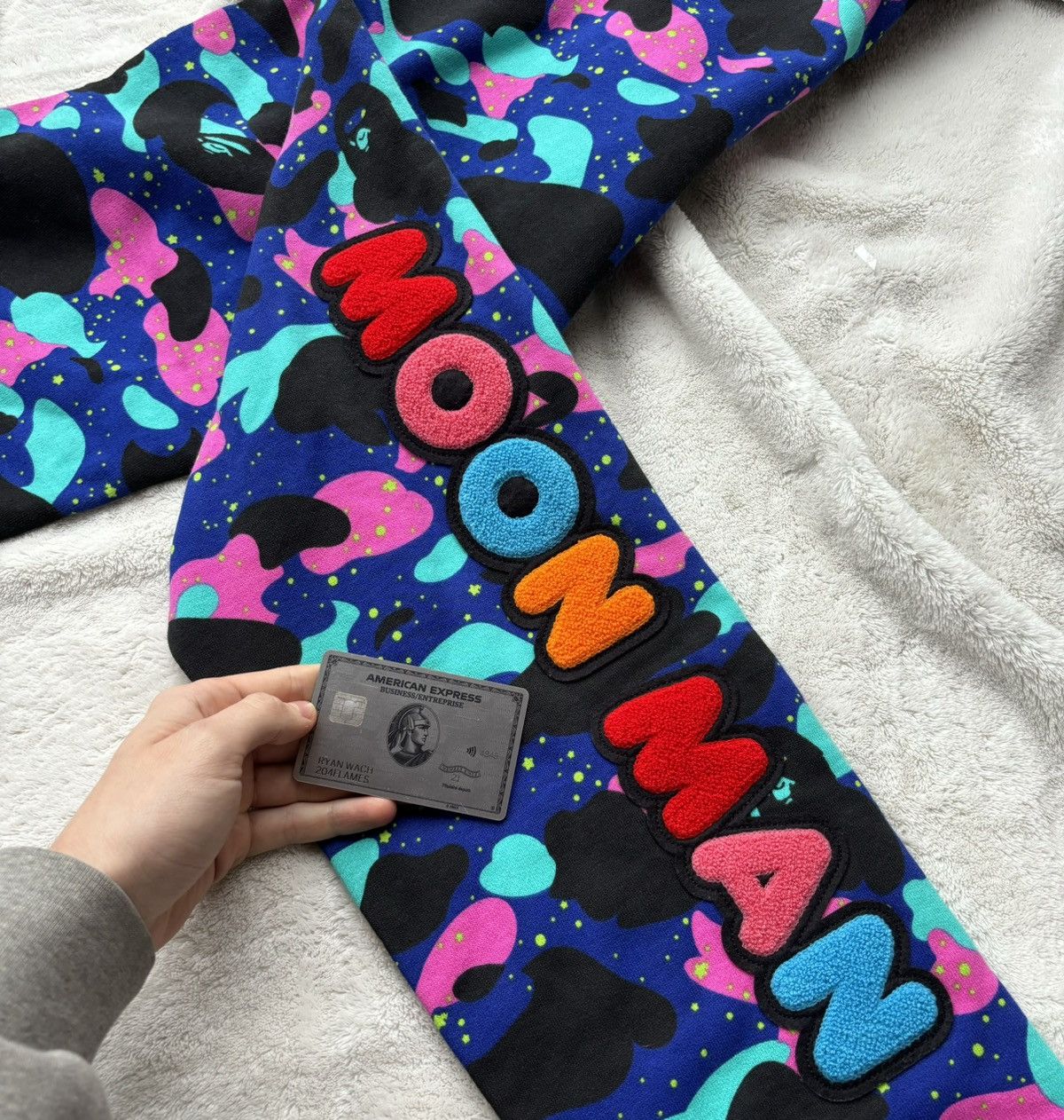 Bape Bape x Kid Cudi Space Camo Sweatpants Size US 38 / EU 54 - 2 Thumbnail