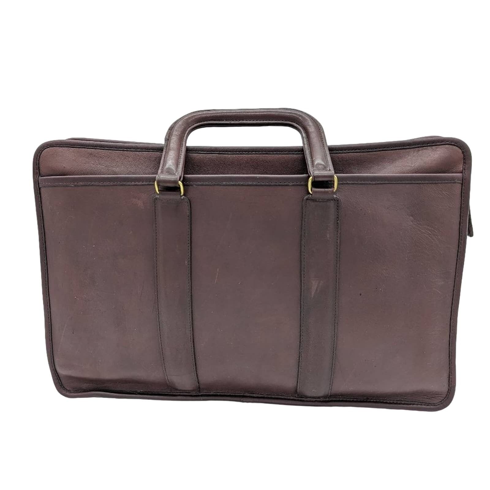 Coach Coach Vintage Embassy Briefcase Brown Leather Made in USA Size ONE SIZE - 1 Thumbnail