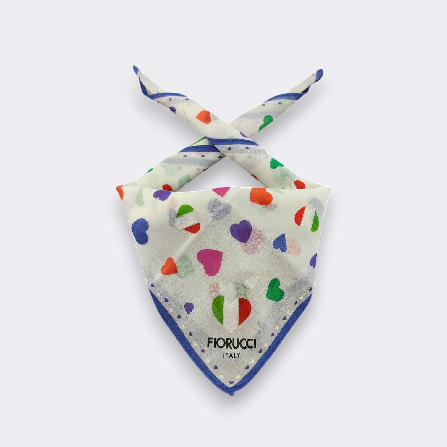 Fiorucci Vintage Fiorucci Handkerchief Neckerchief Bandana H036F Size ONE SIZE - 2 Thumbnail