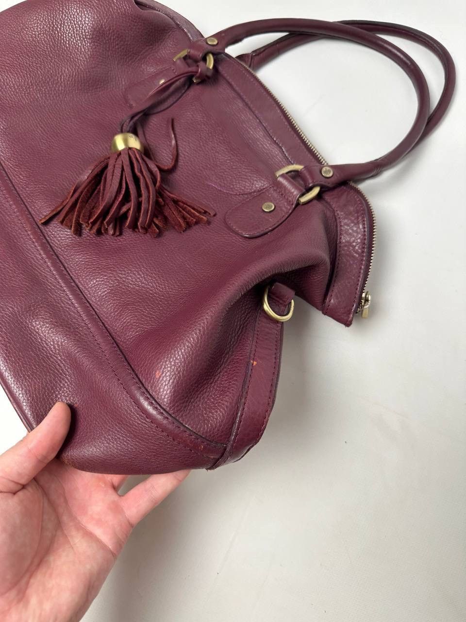Mulberry Vintage Mulberry Leather Cherry Bag 00s Size ONE SIZE - 10 Thumbnail