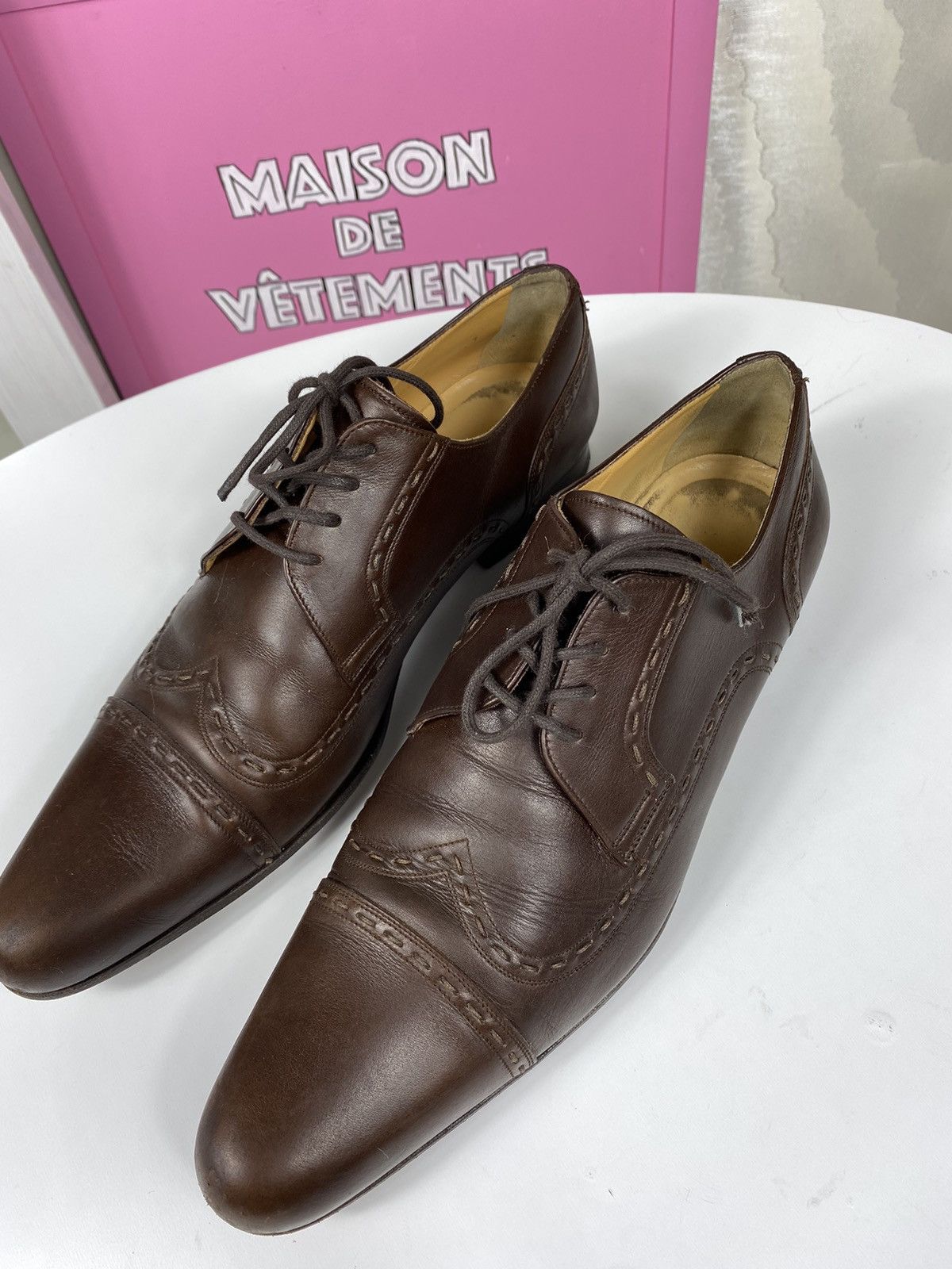 Dolce & Gabbana × Vintage Dolce&Gabbana Derby Lace Up Size US 8 / EU 41 - 9 Thumbnail