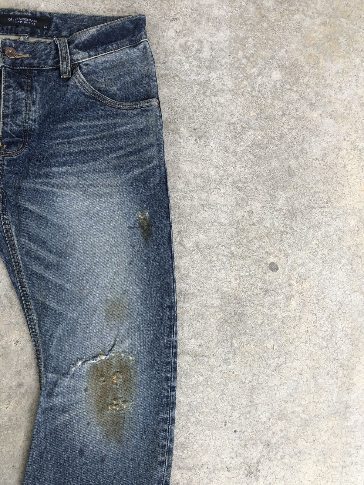 If Six Was Nine Of The Neige Flared Jeans Distressed Jeans J Cut Size US 31 - 5 Thumbnail