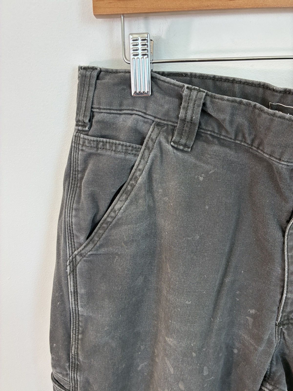 Carhartt Carhartt Thrashed Paint Stain Faded Work Pants Size US 34 / EU 50 - 6 Thumbnail