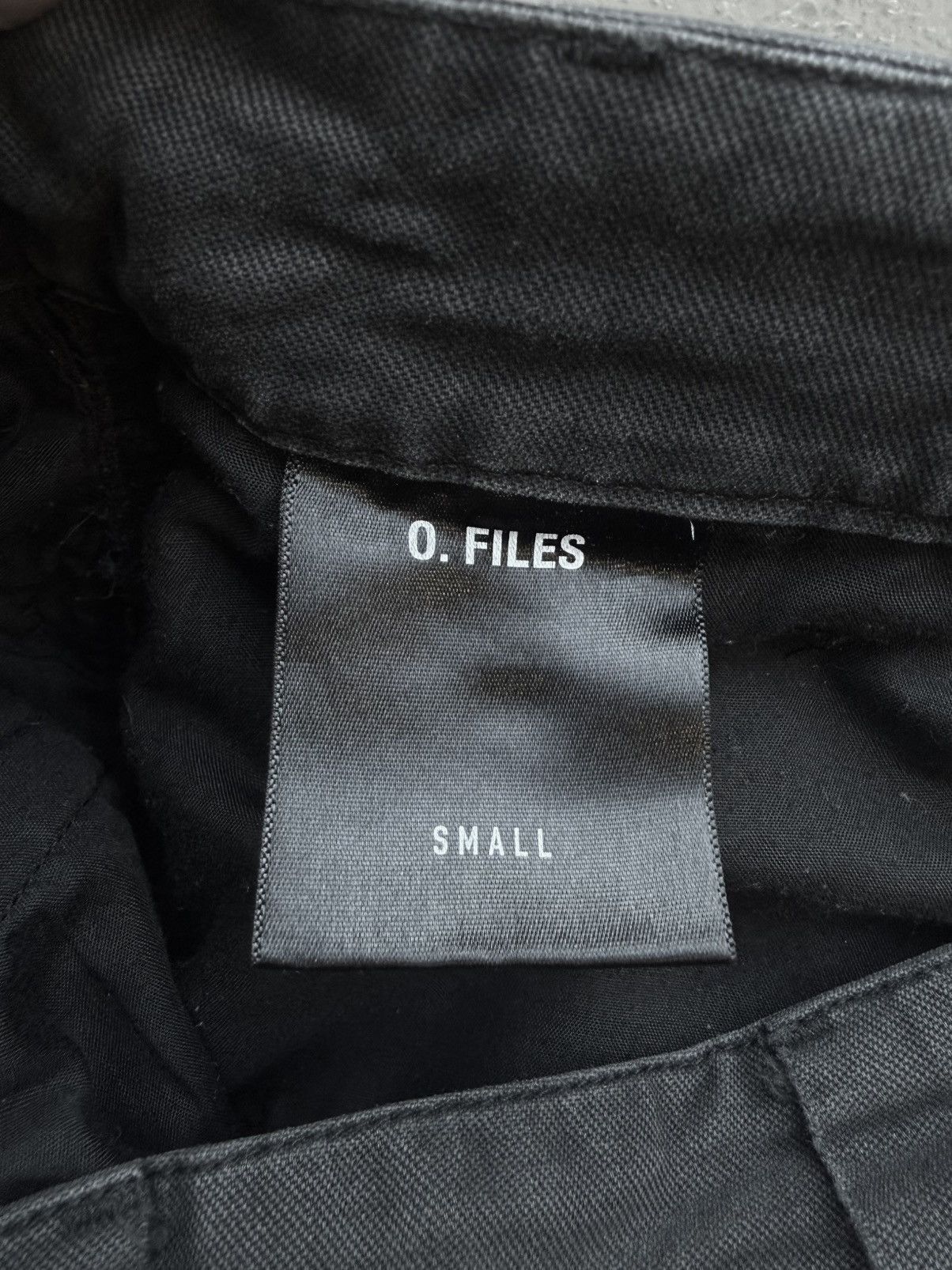 Ojardorf O Files Pocket Cargo Pants Faded Black Size US 31 - 7 Thumbnail