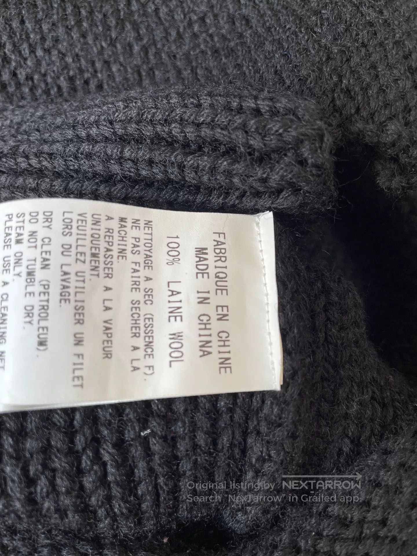 Y's Y's Yohji Yamamoto Knit Jacket. Size M / US 6-8 / IT 42-44 - 5 Thumbnail
