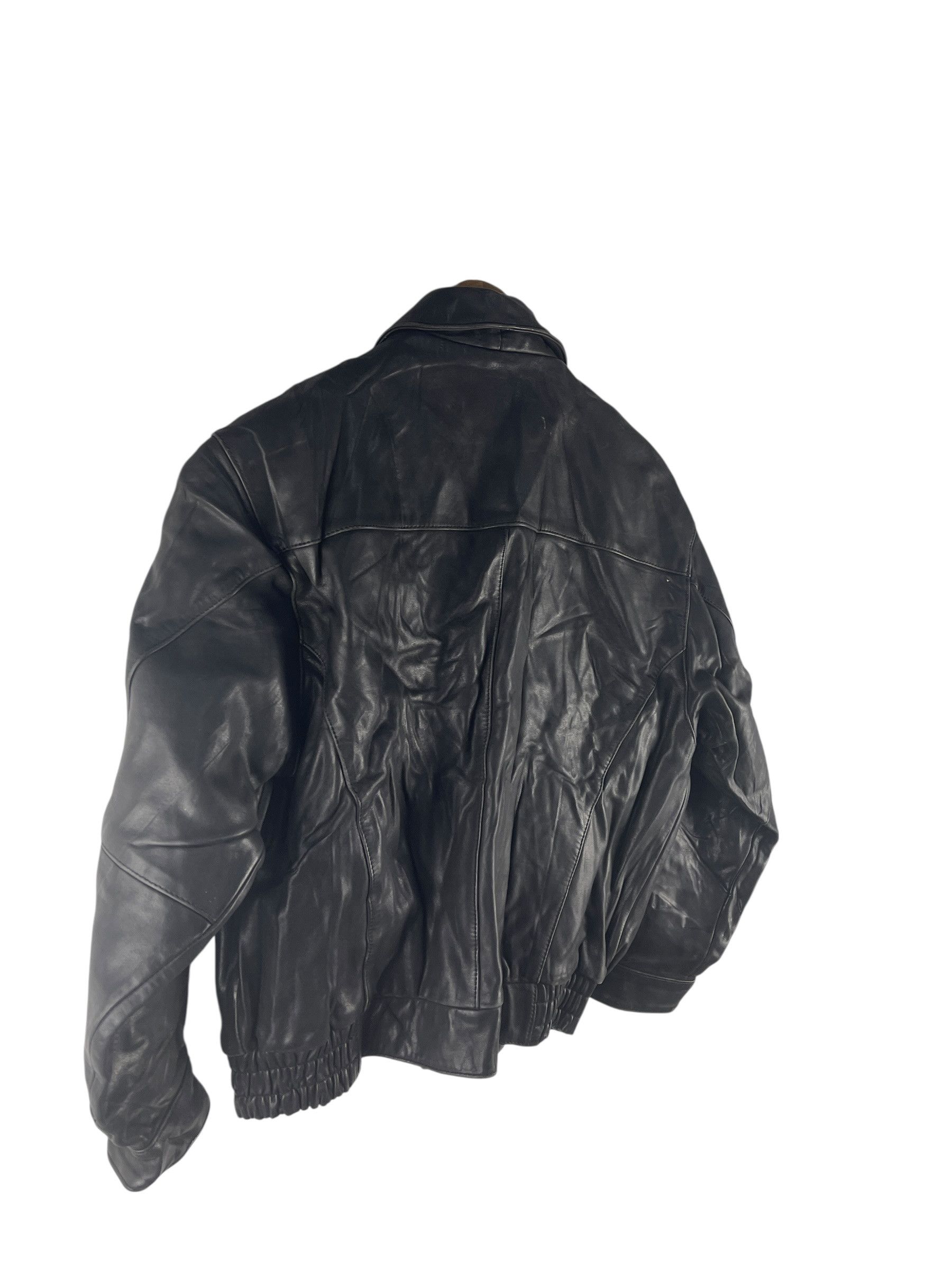 Harley Davidson Vintage Harley-Davidson Leather Bomber Jacket Size M / US 6-8 / IT 42-44 - 7 Thumbnail