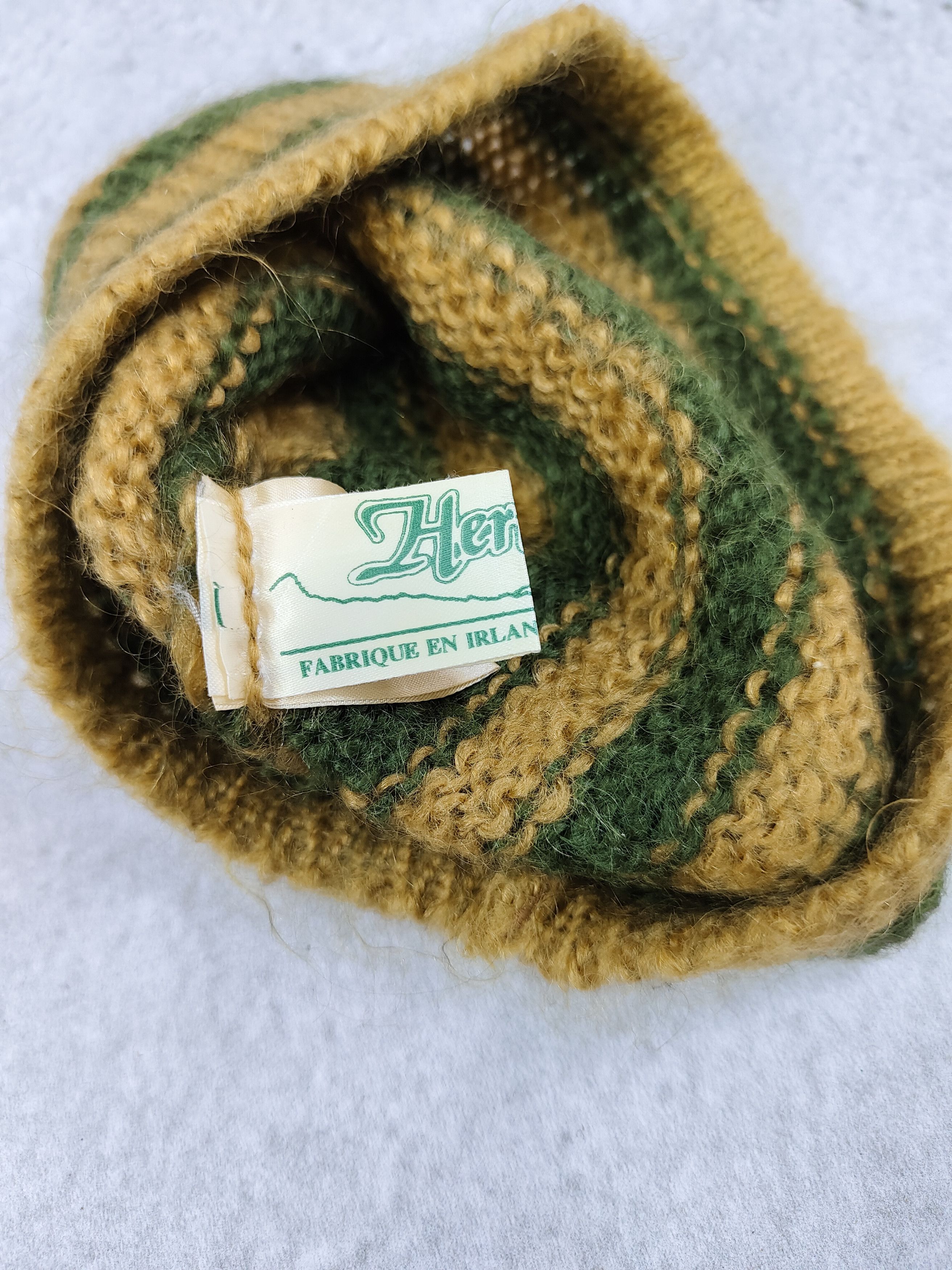 Vintage 1990s Heritage- Artisan Made Archive Wool Knit Beanie Hat Size ONE SIZE - 7 Thumbnail
