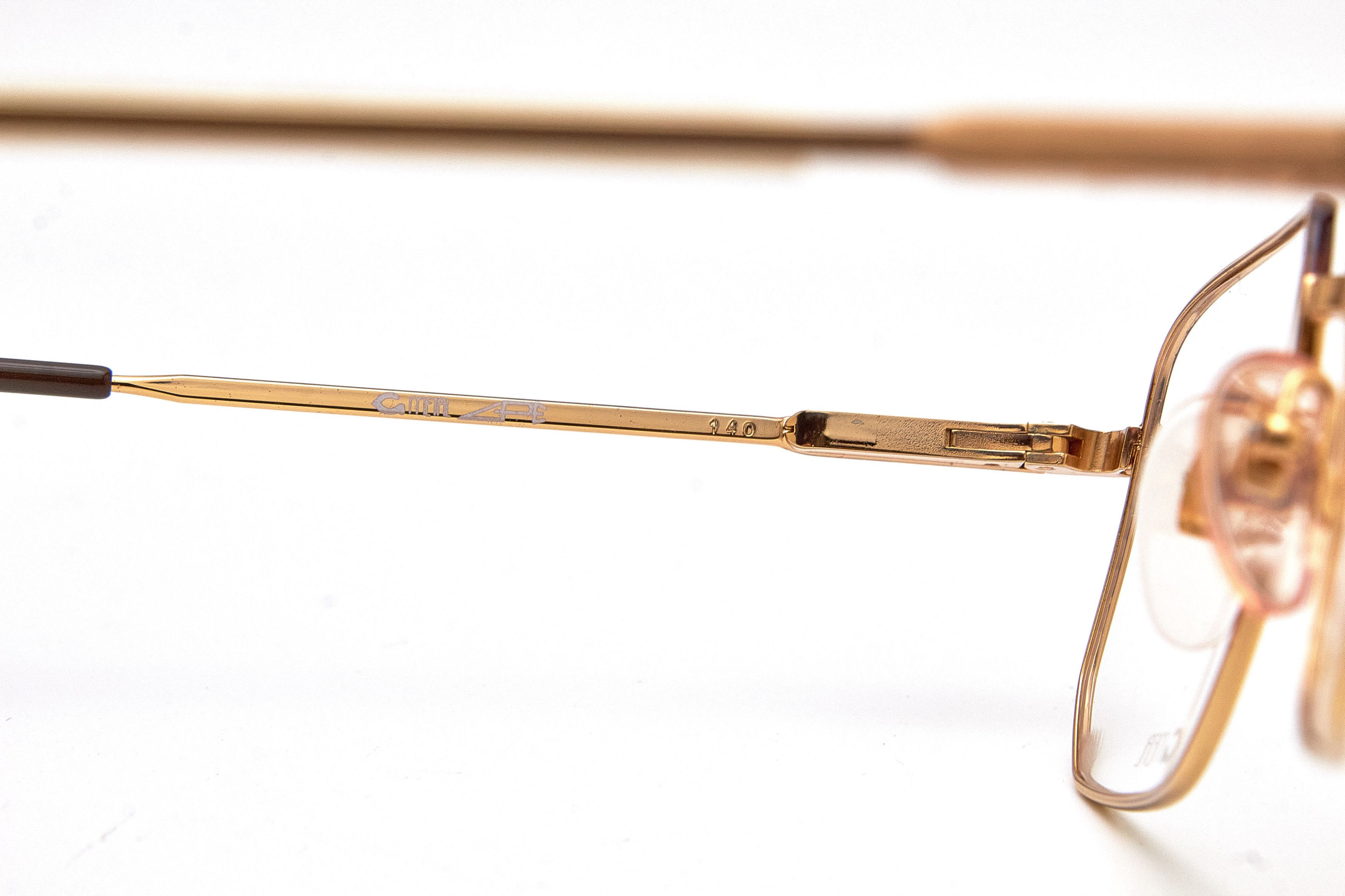 Vintage Old Money GRASSET Gold&Tortoise Rectangular Quiet Lux Specs Size ONE SIZE - 6 Thumbnail