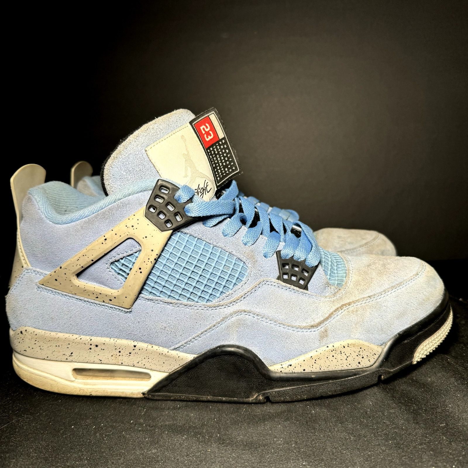 Jordan Brand × Nike Size 12 Nike Air Jordan 4 Retro University Blue Men's Shoes Size US 12 / EU 45 - 1 Thumbnail