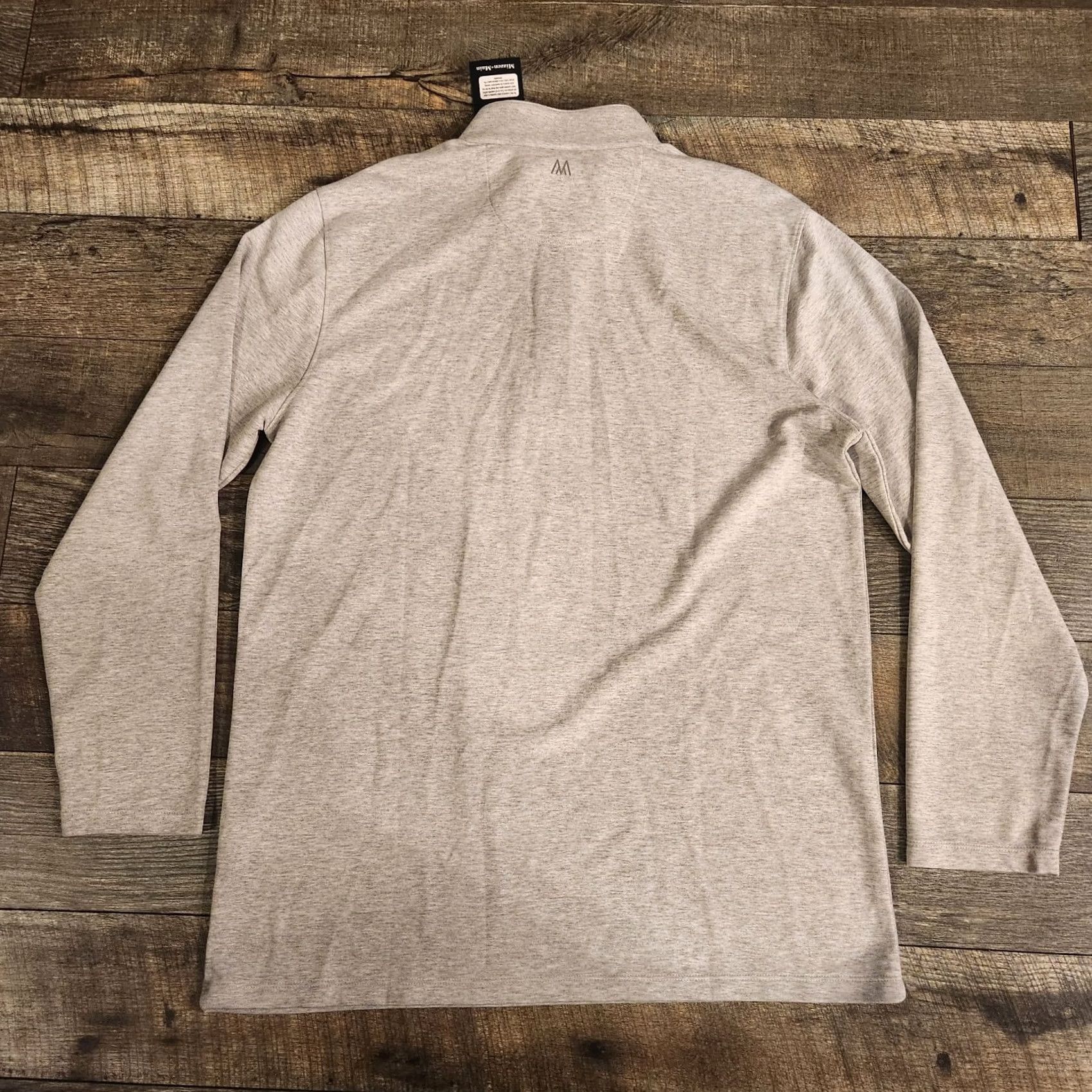 Mizzen+Main Mizzen+Main KPI Quarter Zip Mens Large Heather Gray Silver New with Tags Size US L / EU 52-54 / 3 - 6 Thumbnail