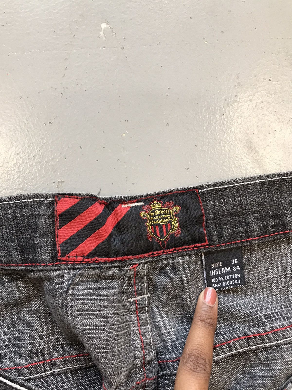 Vintage Vintage top shield collection embroidered straight fit denim Size US 38 / EU 54 - 7 Thumbnail