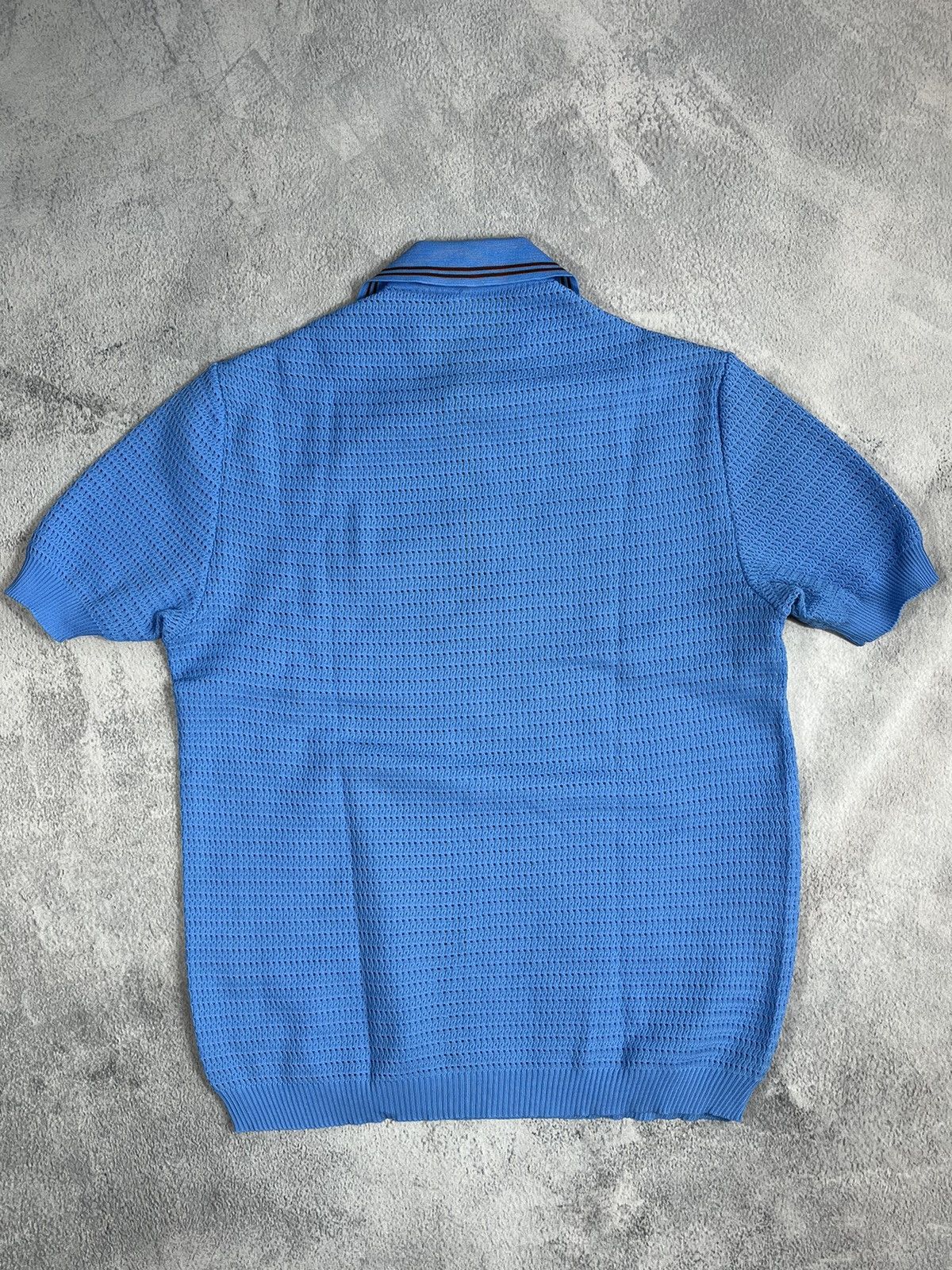 Vintage Vintage 90s Mesh golf 1/4 polo tee old money size L Size US L / EU 52-54 / 3 - 8 Thumbnail