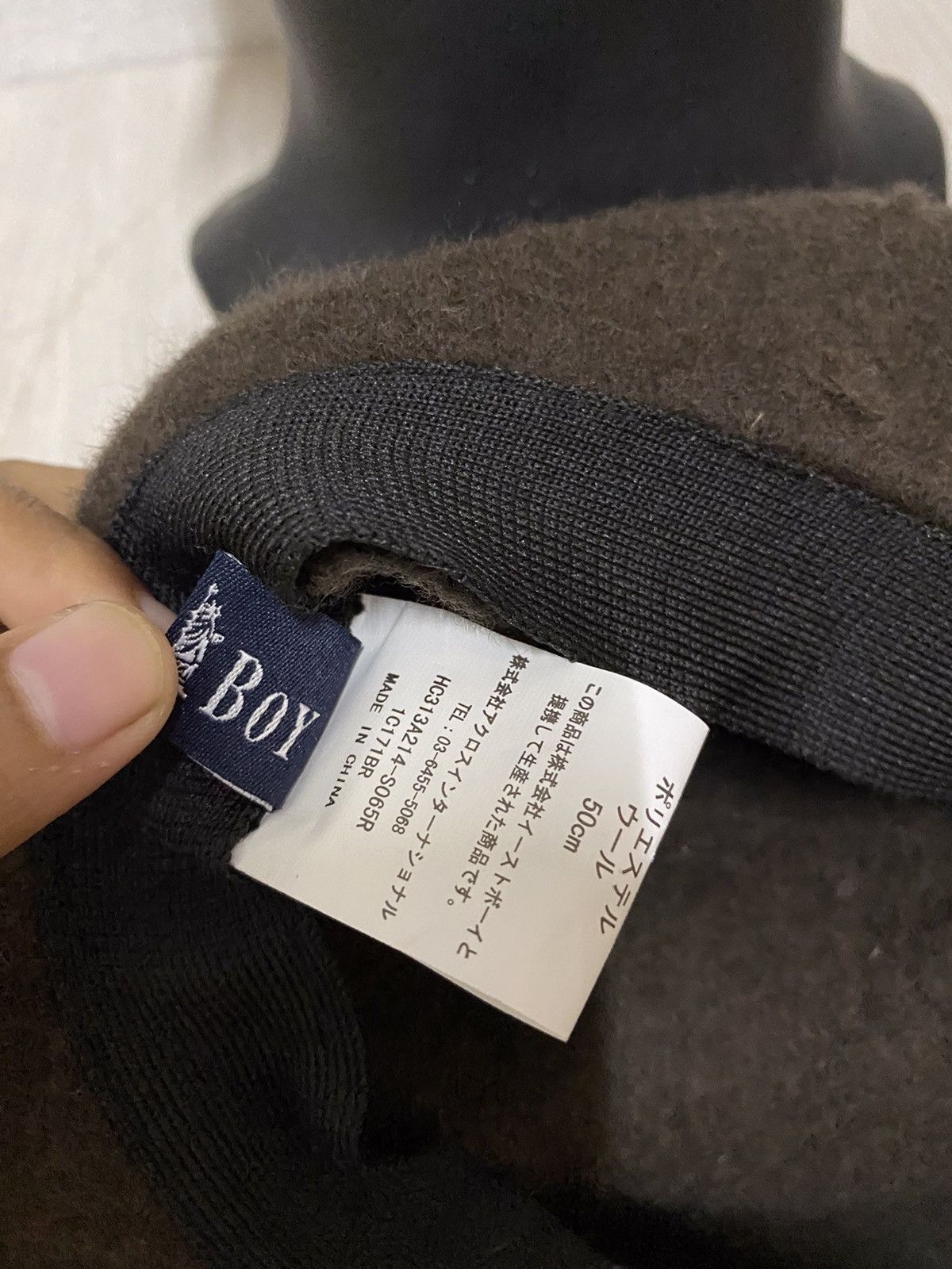 Designer × Vintage Vintage East Boy Small Logo Hat Size ONE SIZE - 6 Thumbnail