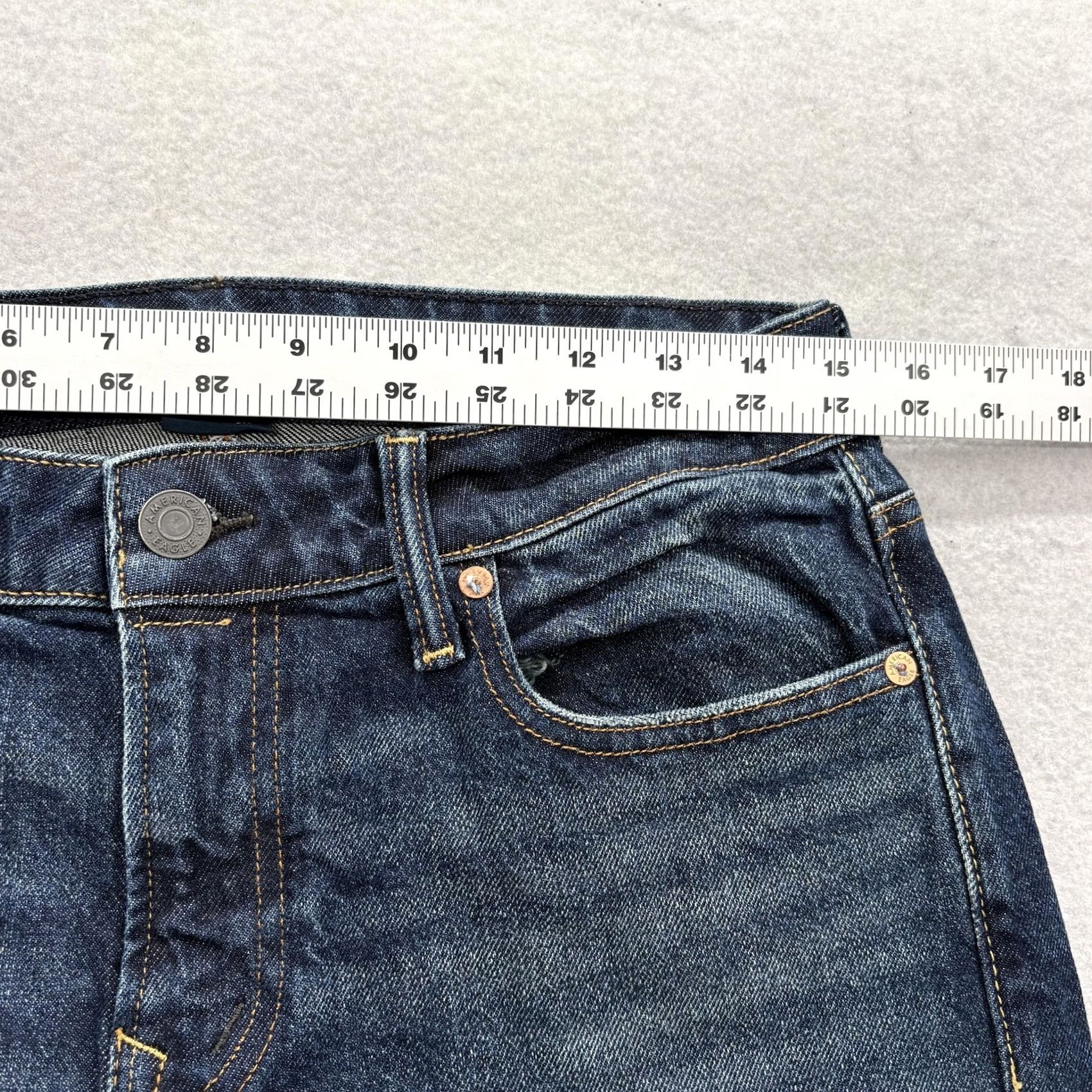 American Eagle Outfitters American Eagle Easyflex Original Bootcut Jeans Mens 30x34 Blue Medium Wash Denim Jeans Mens Reg 30 Blue Medium Wash Denim Size US 30 / EU 46 - 6 Thumbnail