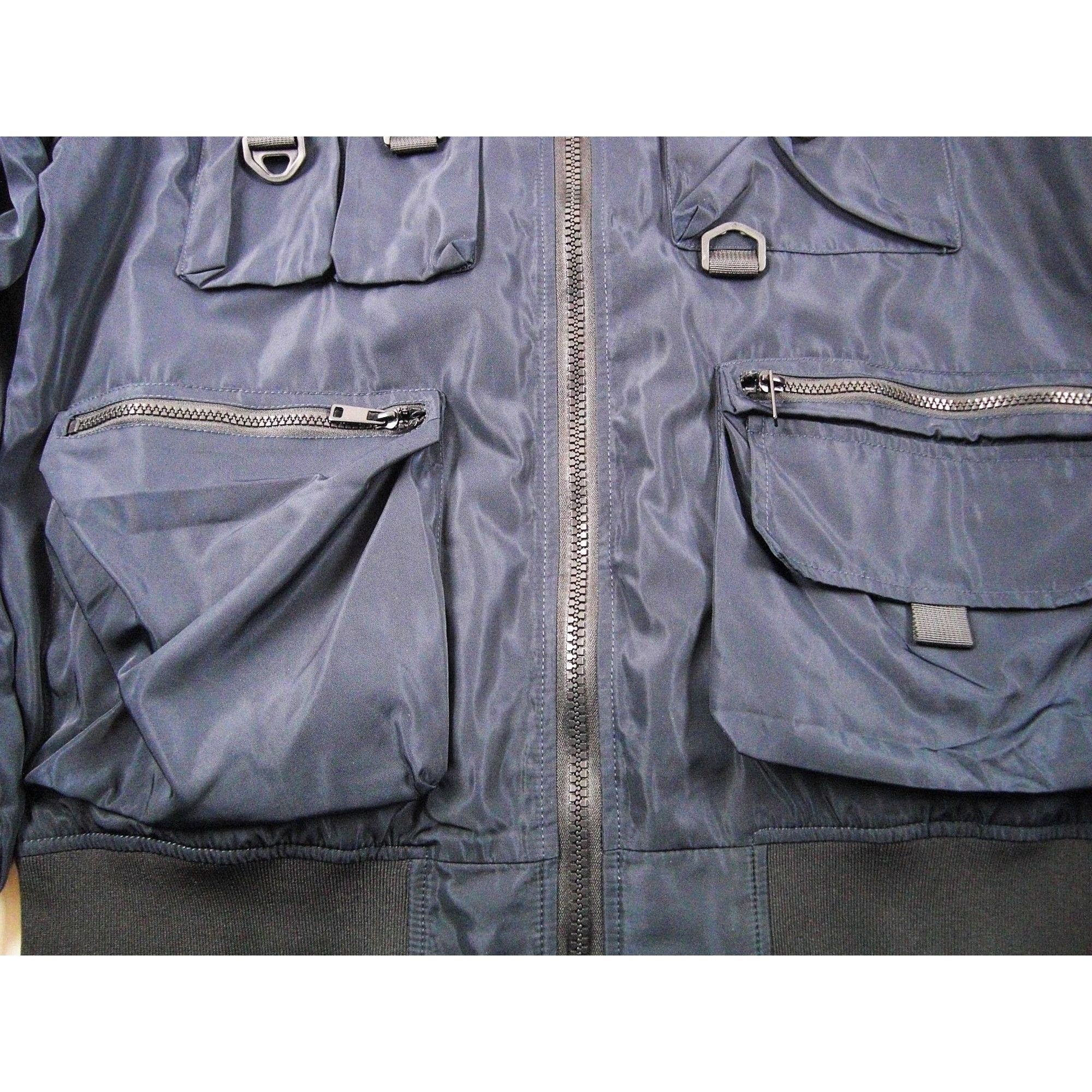 Other Mens Light Weight Bomber Jacket Full Zip Size L Coat Navy Bl Size US L / EU 52-54 / 3 - 8 Thumbnail