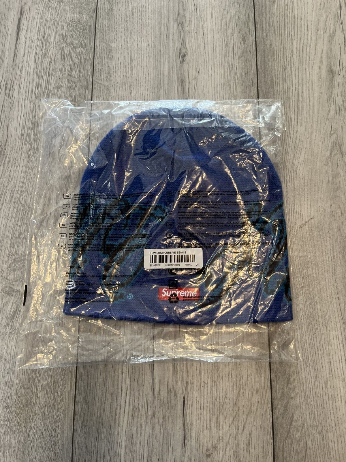 Supreme Supreme SS26 New Era Cursive Beanie Royal Blue Size ONE SIZE - 4 Thumbnail
