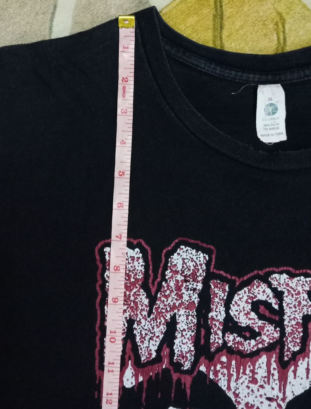 Band Tees × Misfits Misfits Blood Splatter Skull T-shirt Size US L / EU 52-54 / 3 - 13 Thumbnail