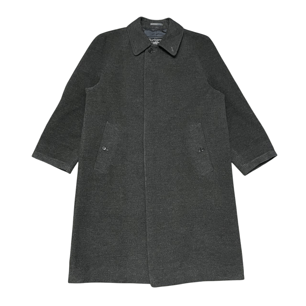 Burberry Vintage Burberry Wool and Cashmere Long Coat Size US M / EU 48-50 / 2 - 1 Thumbnail