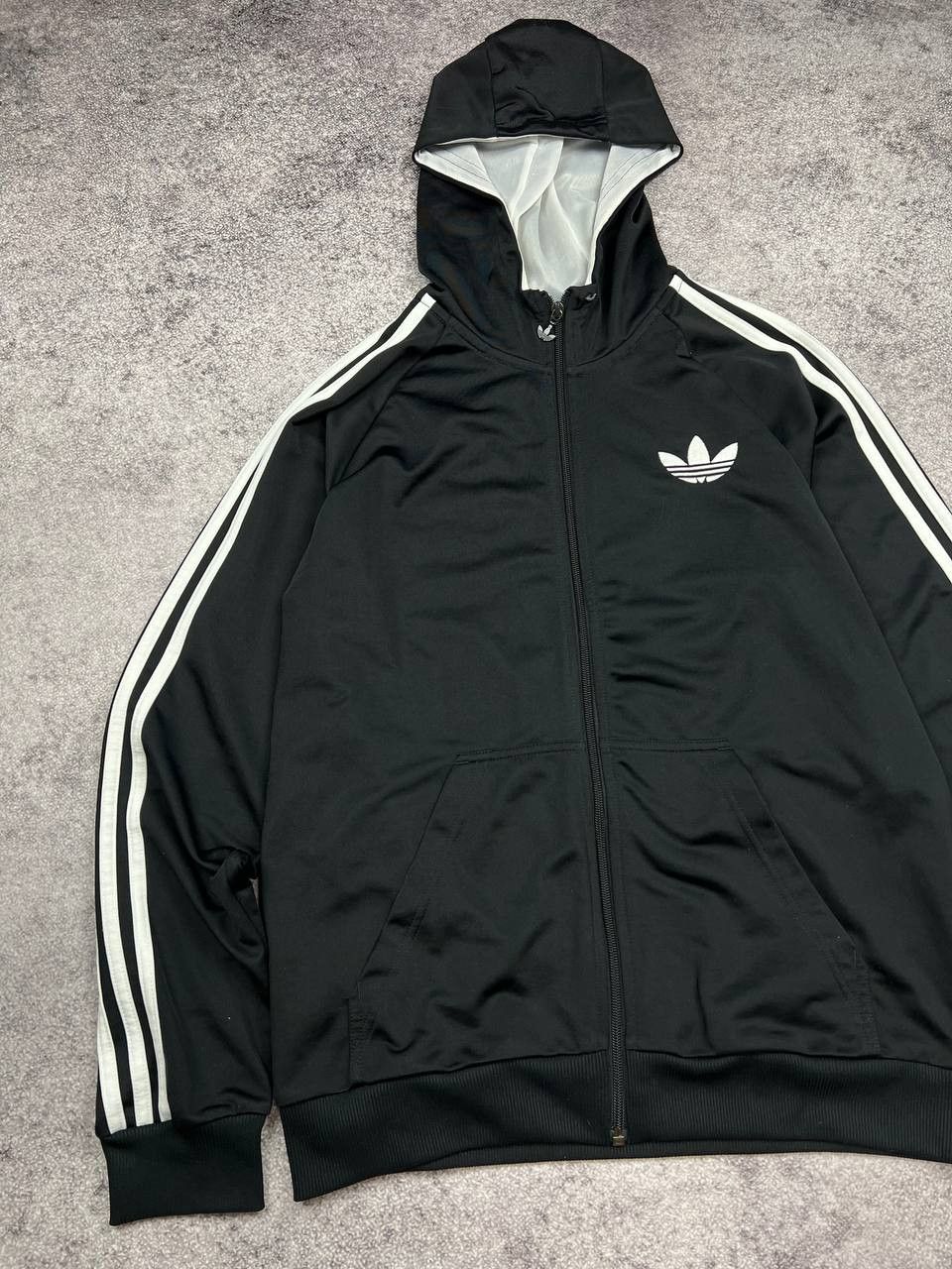 Adidas Vintage Adidas Track Jacket 00s Balenciaga Style Size US M / EU 48-50 / 2 - 2 Thumbnail