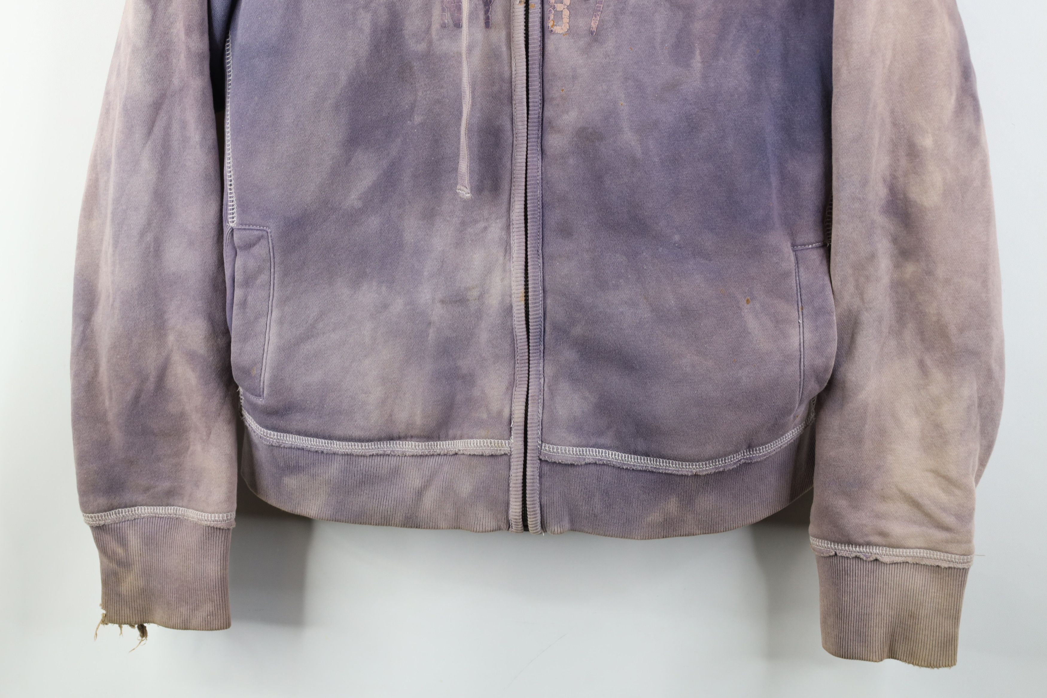 Aeropostale Vintage Y2K Aeropostale Fur Fleece Lined Babydoll Zip Hoodie Size XL / US 12-14 / IT 48-50 - 3 Thumbnail