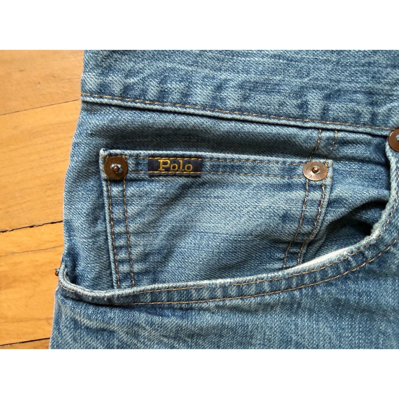Polo Ralph Lauren Polo Ralph Lauren Hampton Relaxed Straight Jeans - 34/32 Size US 34 / EU 50 - 3 Thumbnail