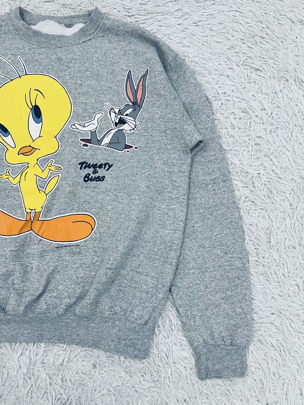 Warner Bros Vintage 1994 Warner Bros Looney Tunes Sweatshirt Size US L / EU 52-54 / 3 - 3 Thumbnail