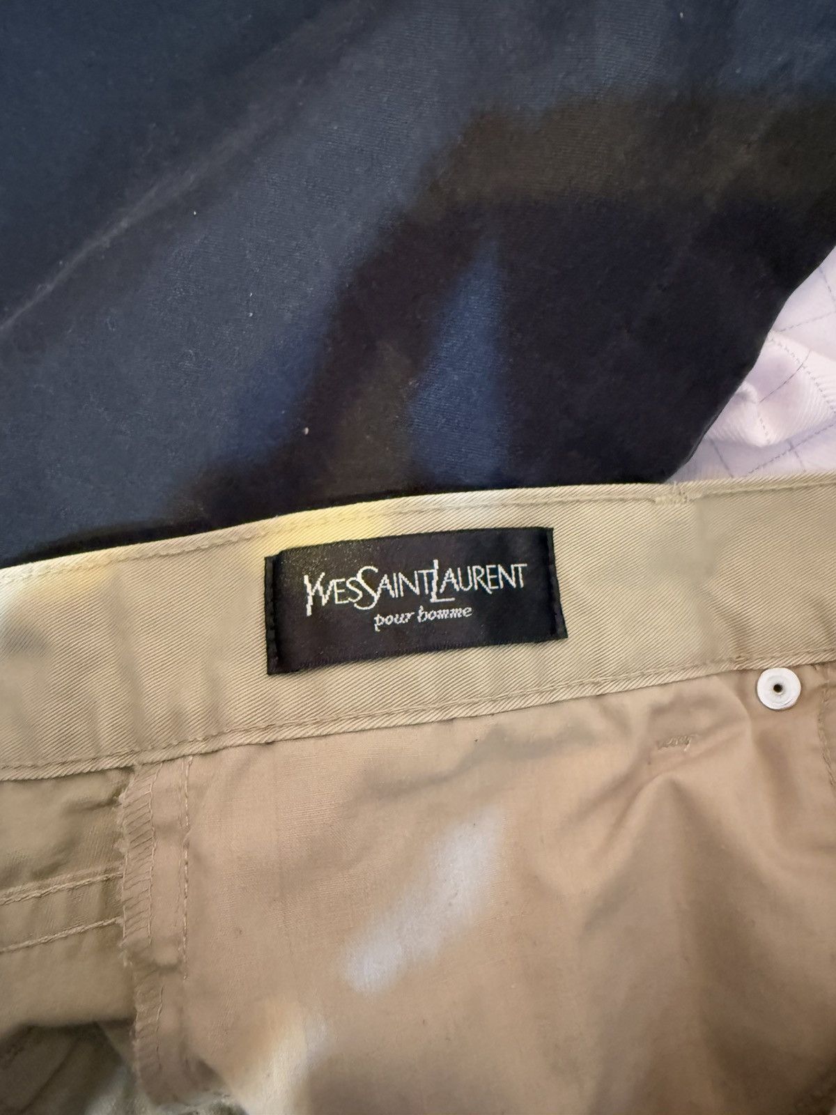 Yves Saint Laurent Beige 34x30 YSL Jeans Cotton Pants Size US 34 / EU 50 - 10 Thumbnail