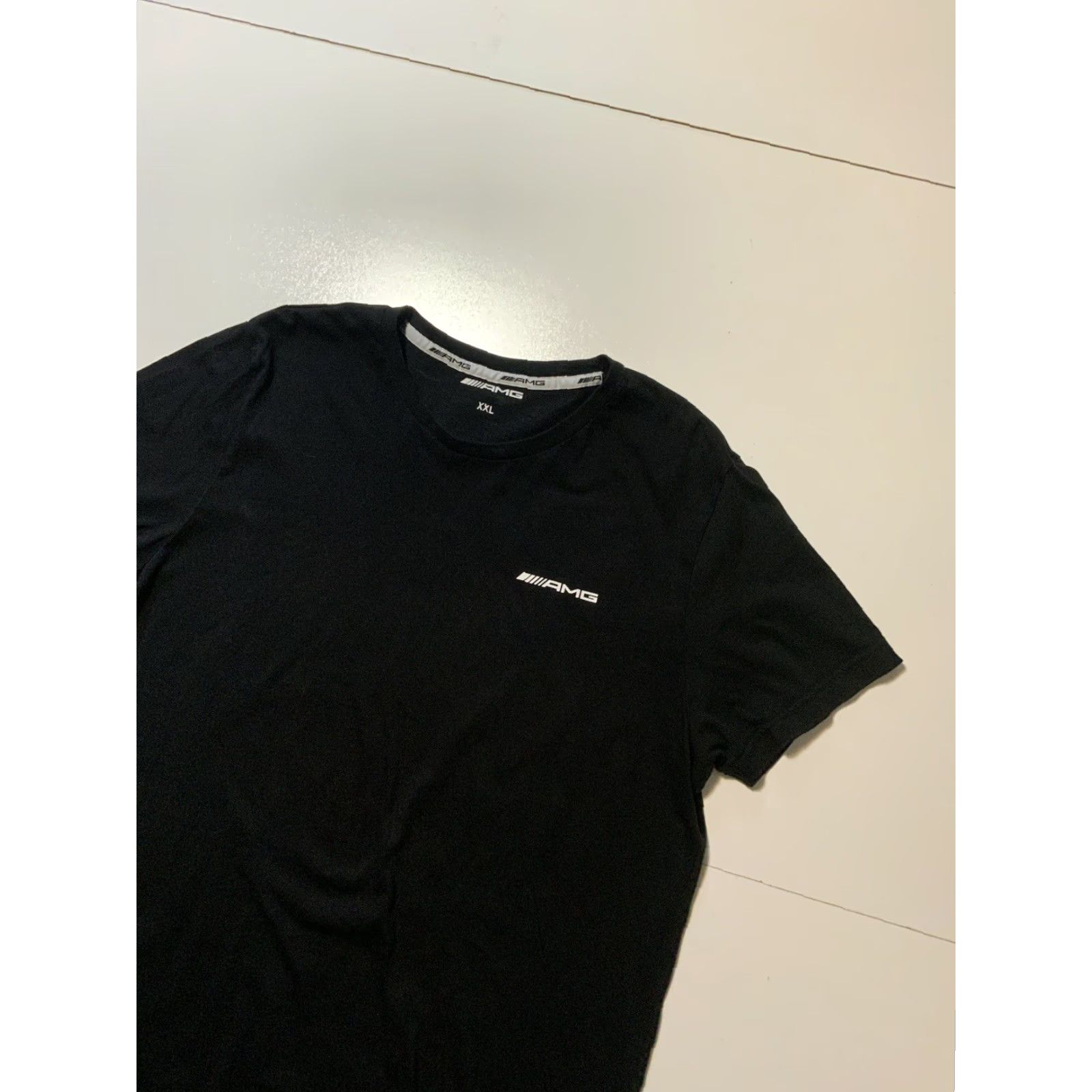 Mercedes-Benz Mercedes Benz AMG Reflective Racing Motorsport F1 Black S/S Crewneck T-Shirt XXL Mens Size US XXL / EU 58 / 5 - 4 Thumbnail