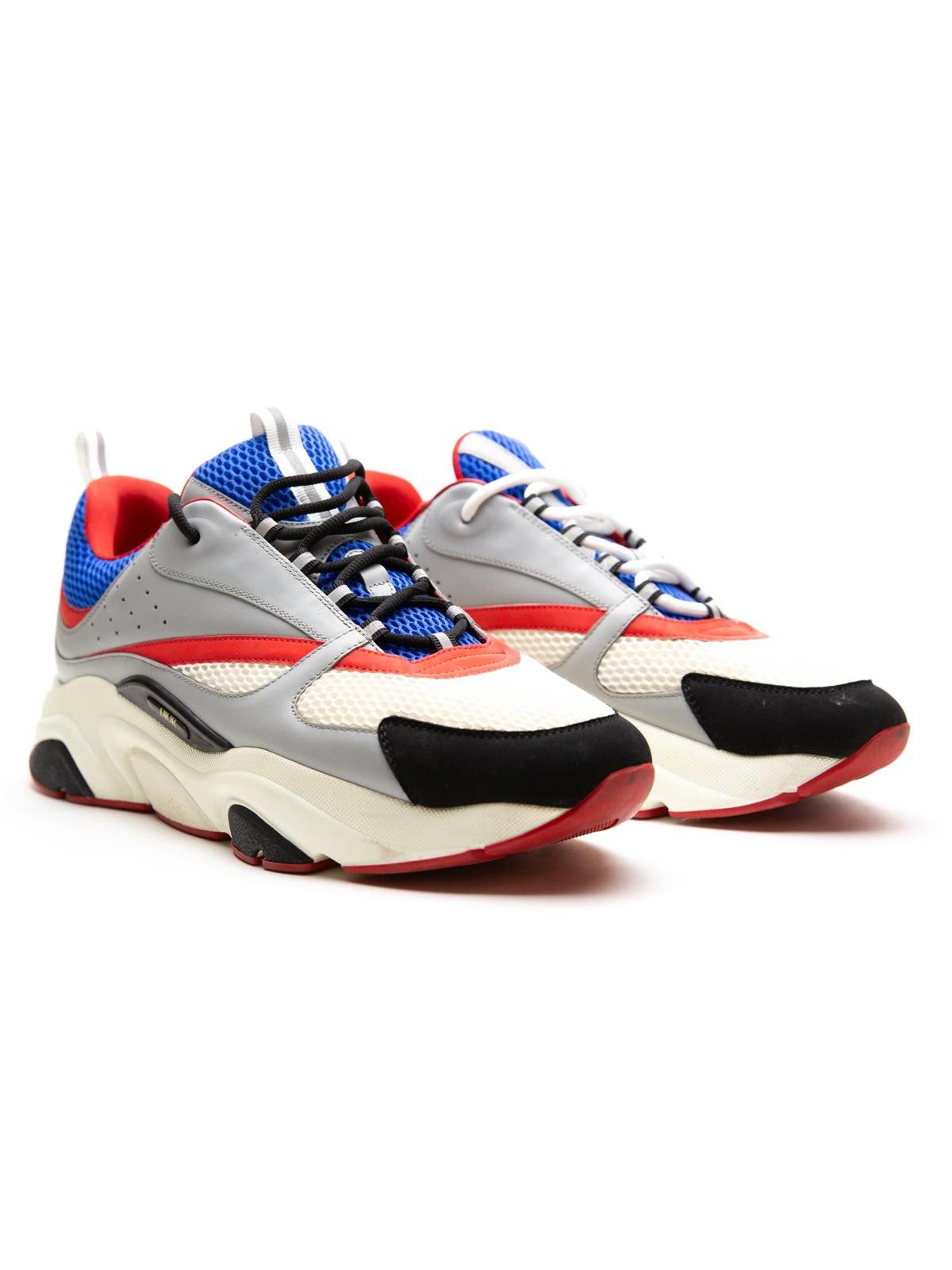 Dior Dior Dior B22 Grey Red Blue Trainer Size US 13 / EU 46 - 1 Thumbnail