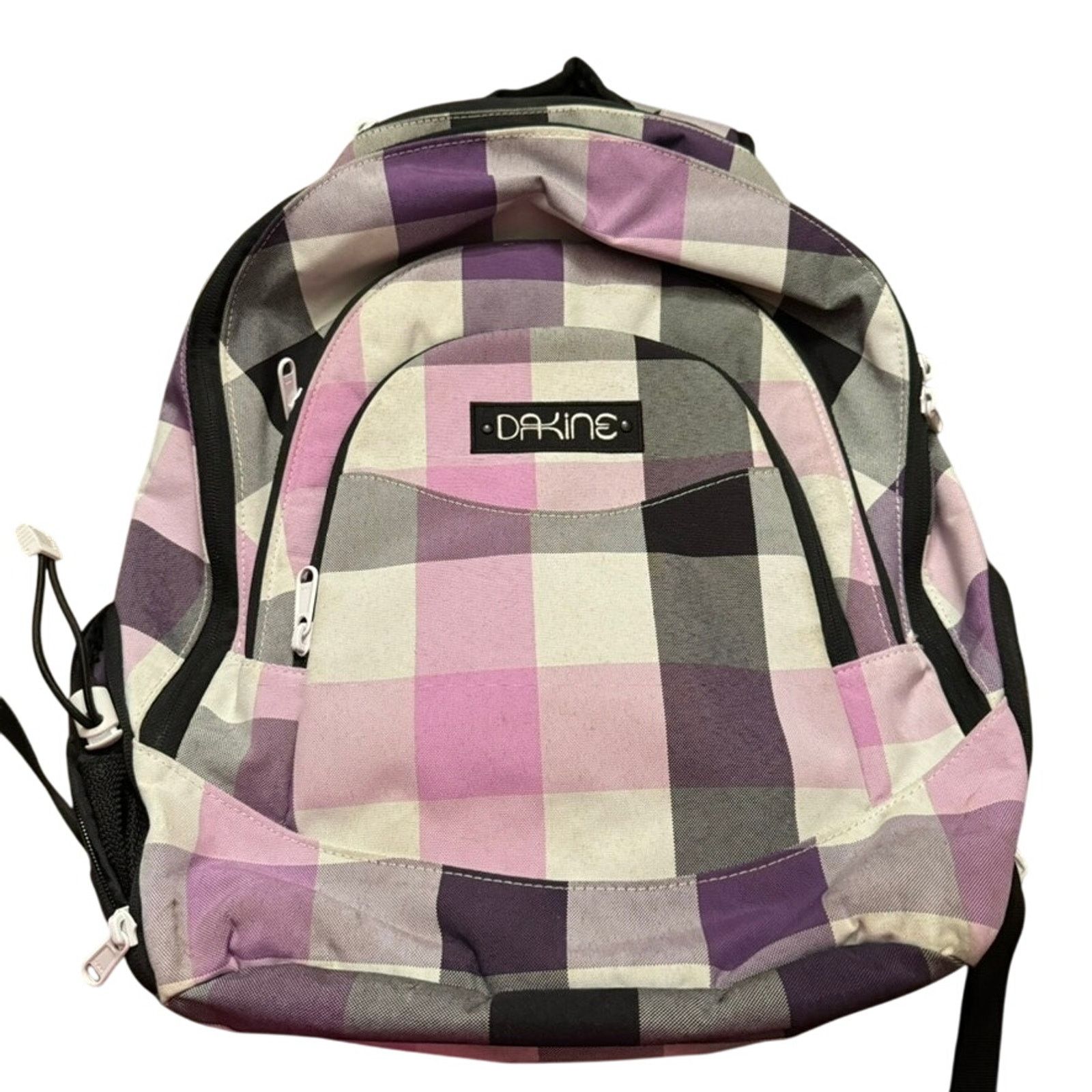 Dakine Dakine Purple Plaid Backpack Floral Lining Laptop Sleeve Size ONE SIZE - 1 Thumbnail