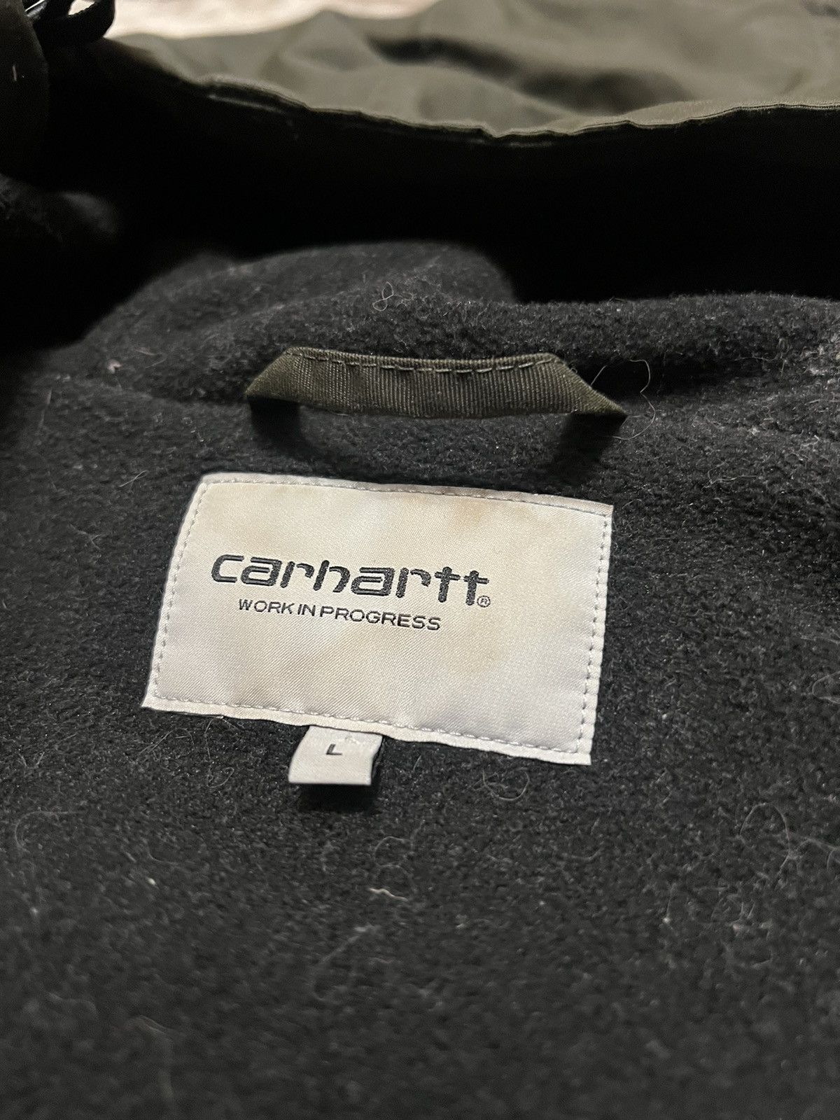 Carhartt × Vintage Vintage Carhartt fleece hooded Jacket y2k size L Size US L / EU 52-54 / 3 - 13 Thumbnail