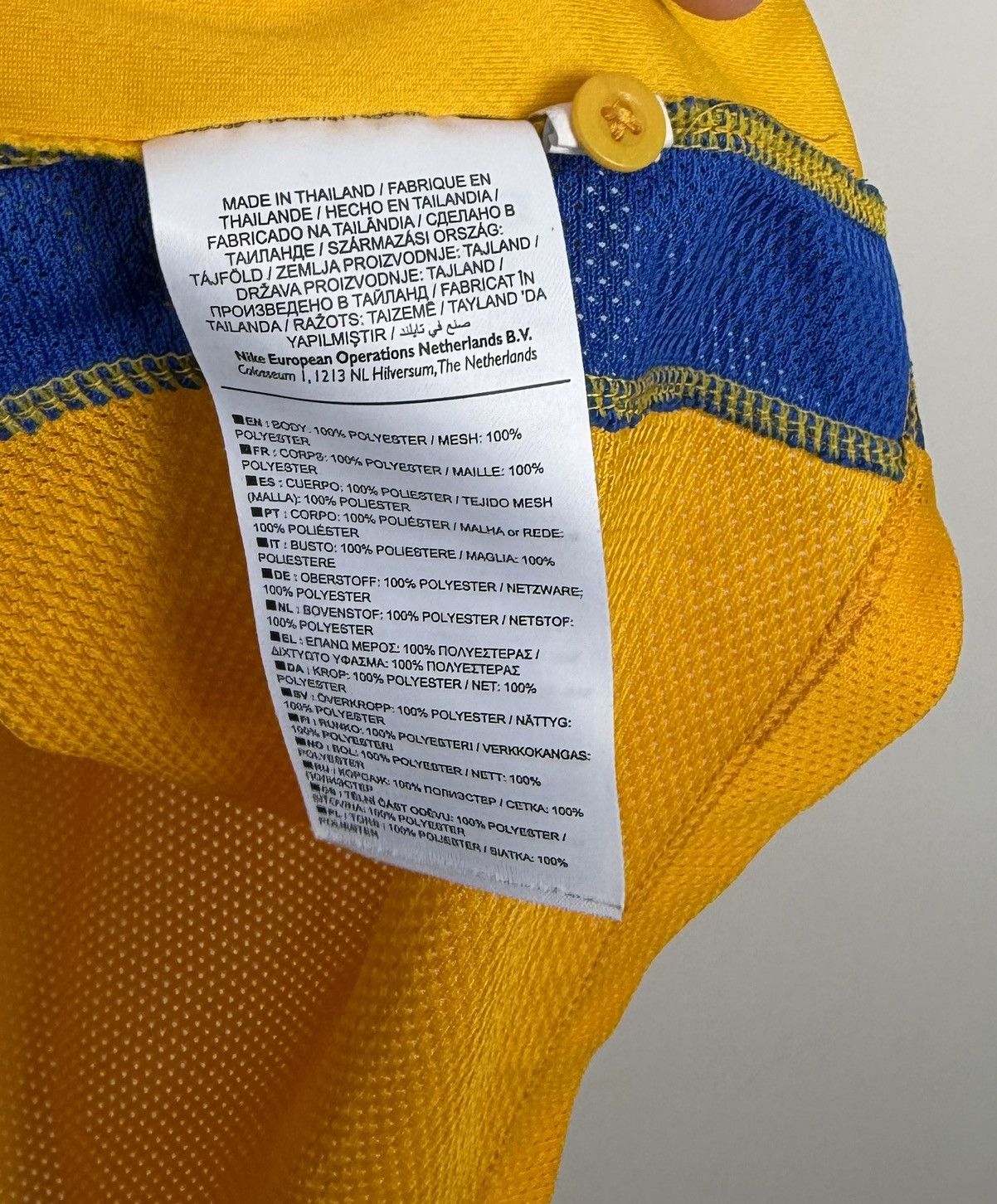 Nike Nike Eintracht Braunschweig 2015 Boland #10 Soccer Jersey Size US XL / EU 56 / 4 - 4 Thumbnail