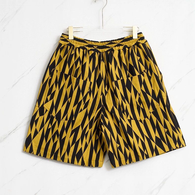 Song For The Mute Song For The Mute pattern all-over print drawstring short Size US 32 / EU 48 - 4 Thumbnail