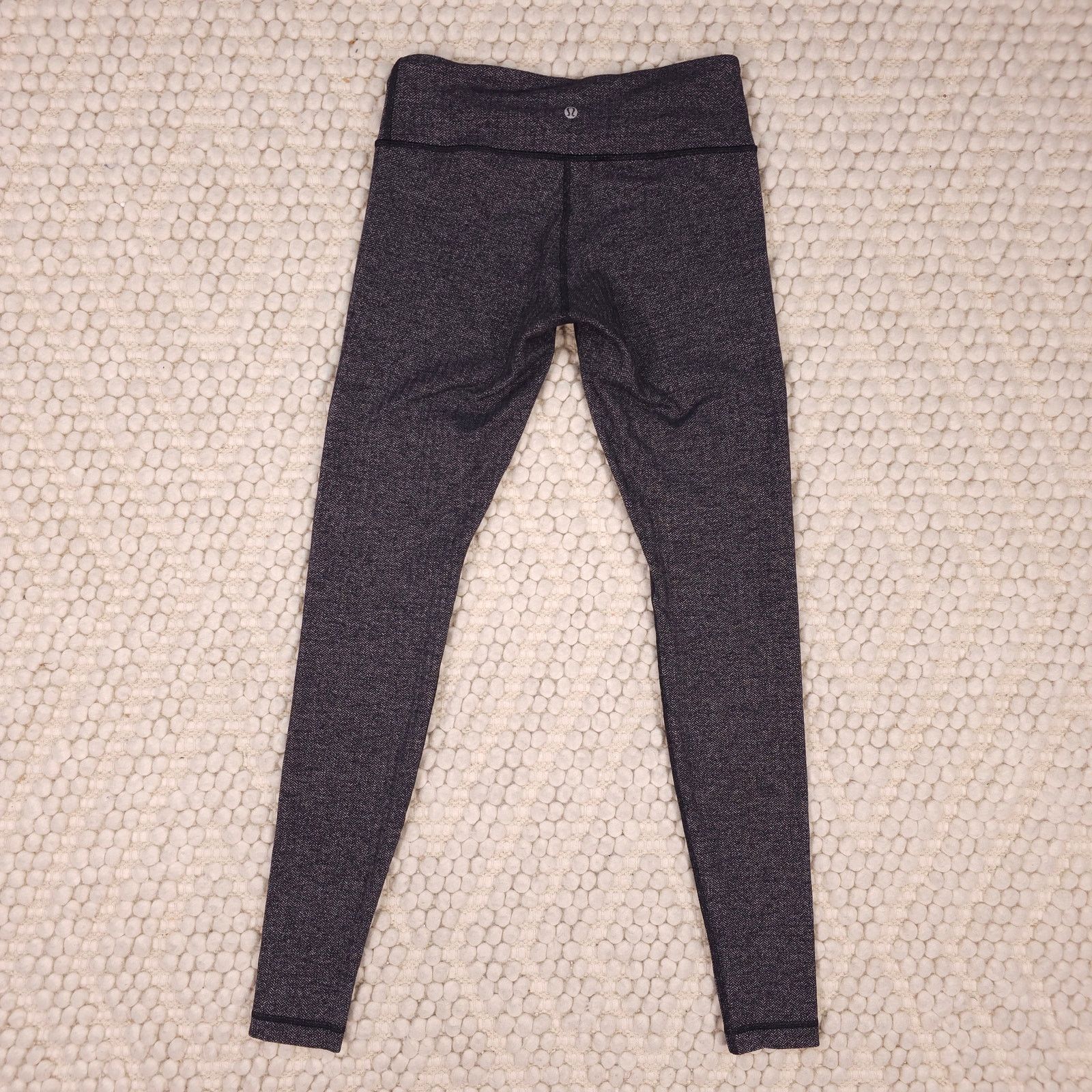 Lululemon Lululemon Wunder Under Pant Heathered Herringbone Black Sz 8 Size 30" / US 8 / IT 44 - 5 Thumbnail